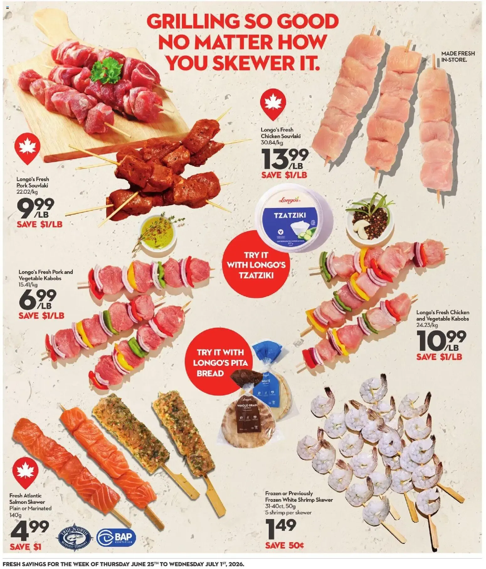 Longo's weekly flyer / circulaire from Jun 25, 2026 > weekly specials & deals from June 25 to July 1 2026 - flyer page 14