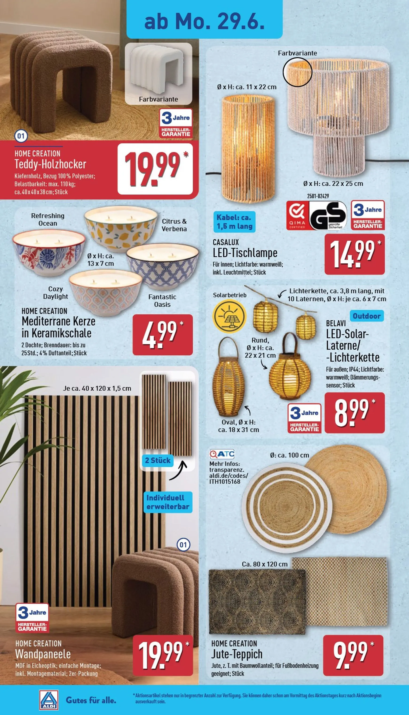 ALDI NORD - Ausblick Prospekt nächste Woche – von Montag 29.06.2026 bis Samstag 04.07.2026 von 29. Juni bis 4. Juli 2026 - Prospekt seite 6