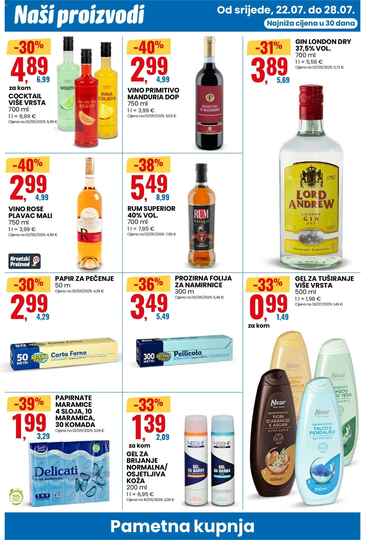 Katalog Eurospin Katalog novi od 22.07.2026 na listanje > letak digitalni od 22. srpnja do 28. srpnja 2026. - Pregled Stranica 6