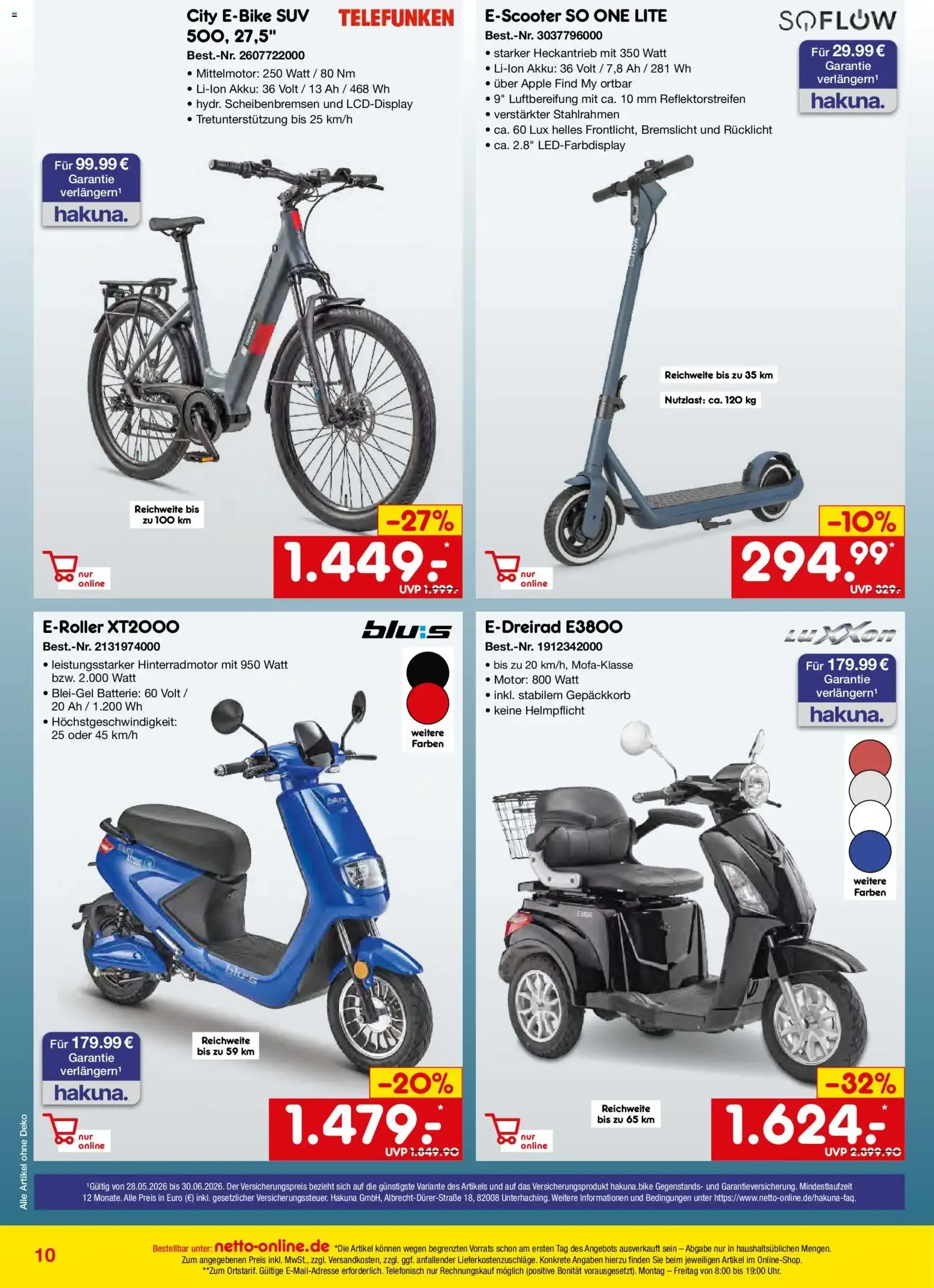 Netto Marken-Discount Online-Angebote Juni (ab 01.06.2026) » Angebote von 1. Juni bis 30. Juni 2026 - Prospekt seite 10
