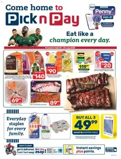 Pick n Pay Promotion 20 - 26 July 2026 from 20 July to 26 July 2026 - Catalogue Page 1