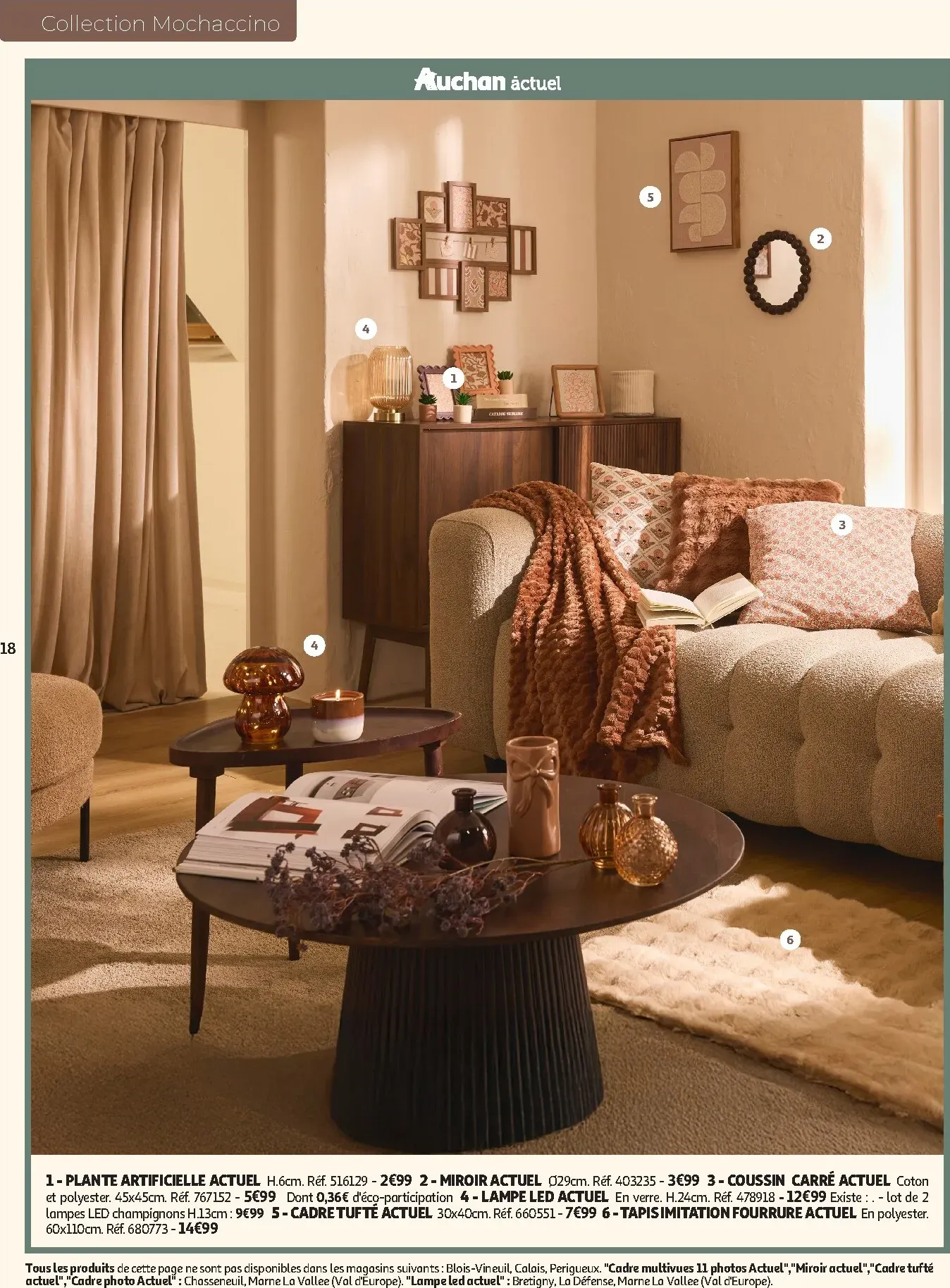 Current Auchan - Inspiration déco leaflet valid from du mardi 01/09/2026 to du dimanche 01/11/2026 du 1 septembre au 1 novembre 2026 - Catalogue page 18