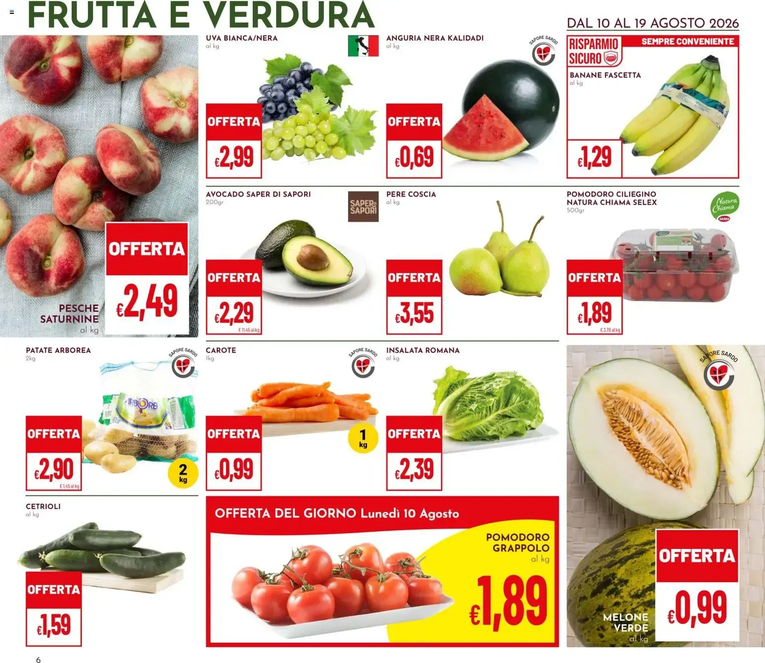 Offerte Buon Ferragosto Iper Pan & Super Pan da 10 agosto a 19 agosto di 2026 - Pagina del volantino 6