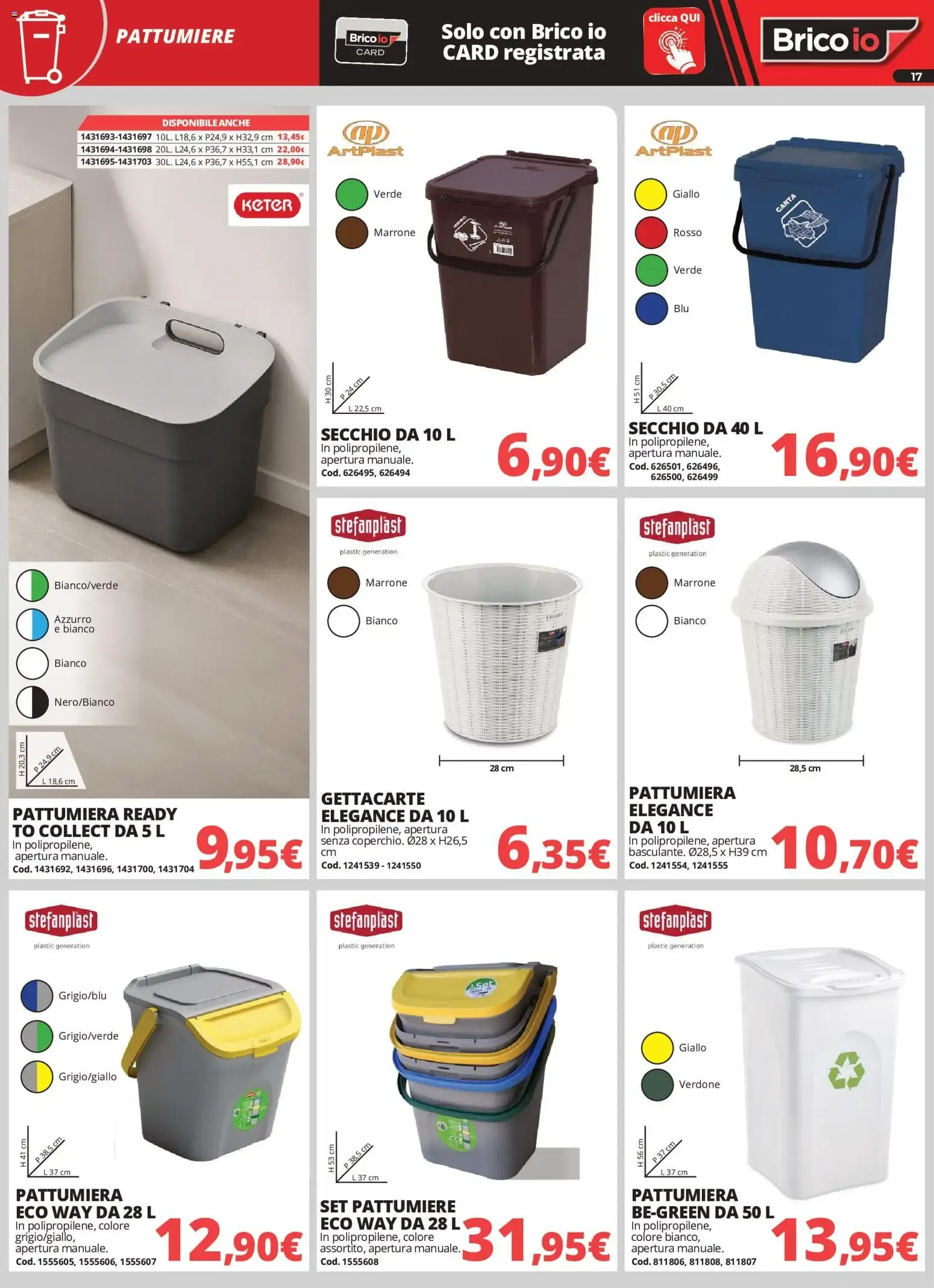 Nuovo Brico io volantino Sistemazione dal 28/09/2026 > offerte anteprima 🛍️ da 28 settembre a 2 novembre di 2026 - Pagina del volantino 17
