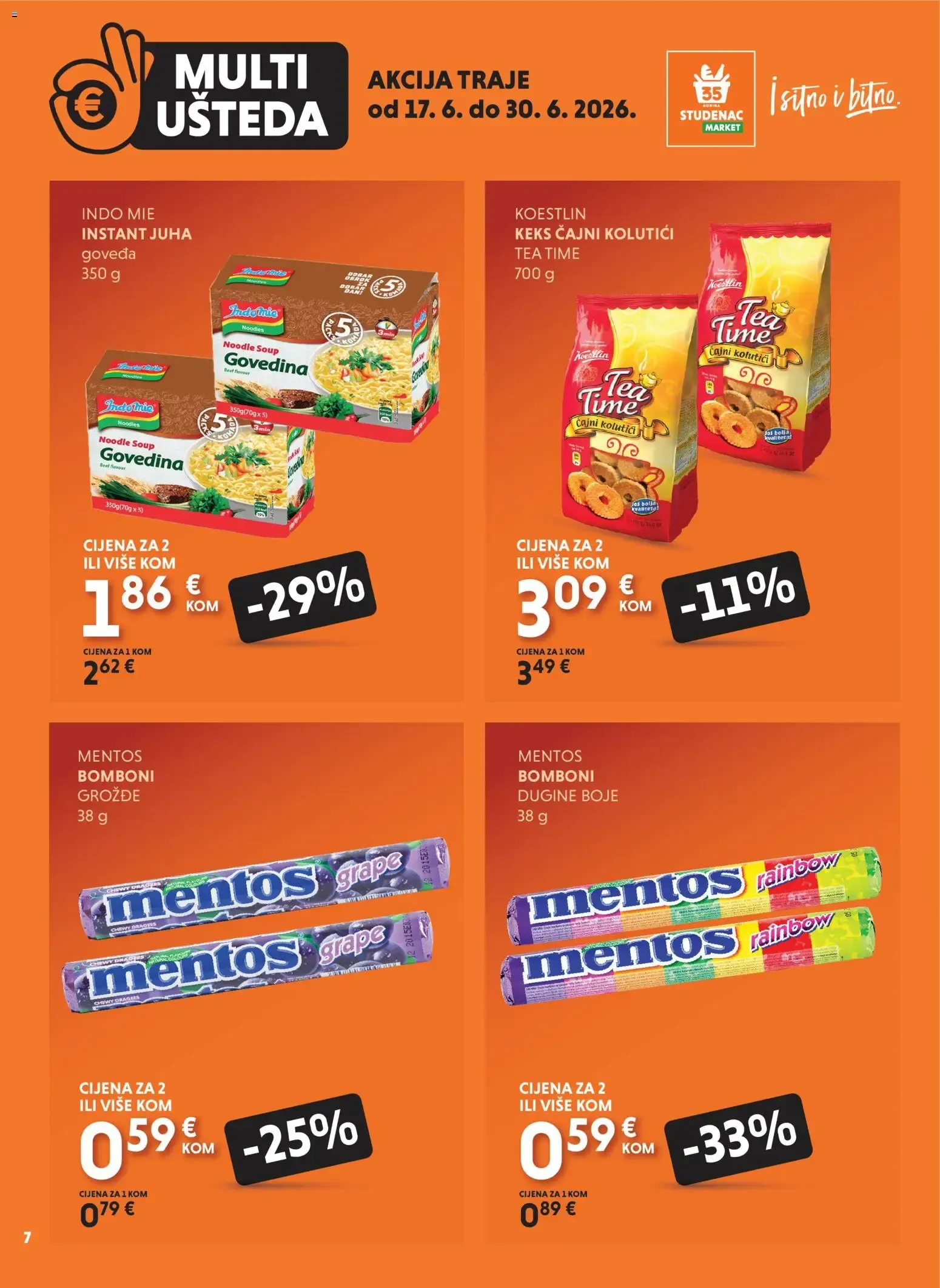 Katalog Uzmi više, plati manje: Multi Ušteda od 17. lipnja do 30. lipnja 2026. - Pregled Stranica 7