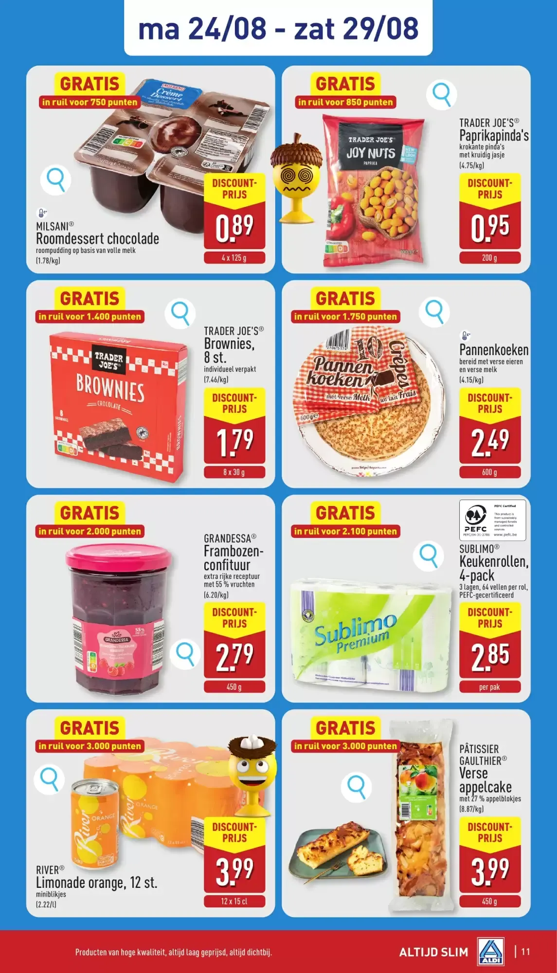 ALDI Folder van ma 24/08 t.e.m. zat 29/08 van 24 augustus tot 29 augustus 2026 - folder pagina 11