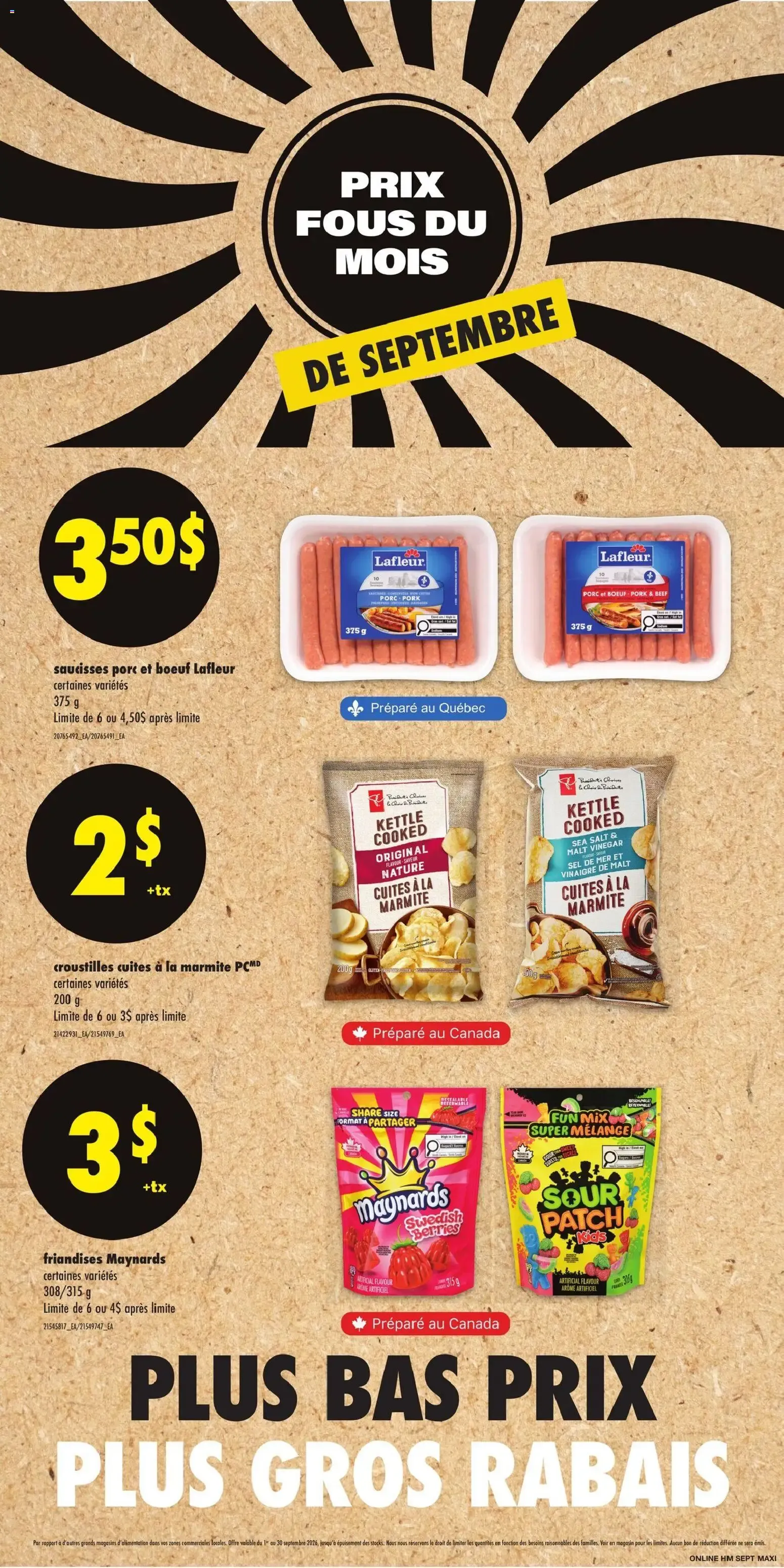 Maxi weekly flyer / circulaire from Sep 24, 2026 > weekly specials & deals from September 24 to September 30 2026 - flyer page 5
