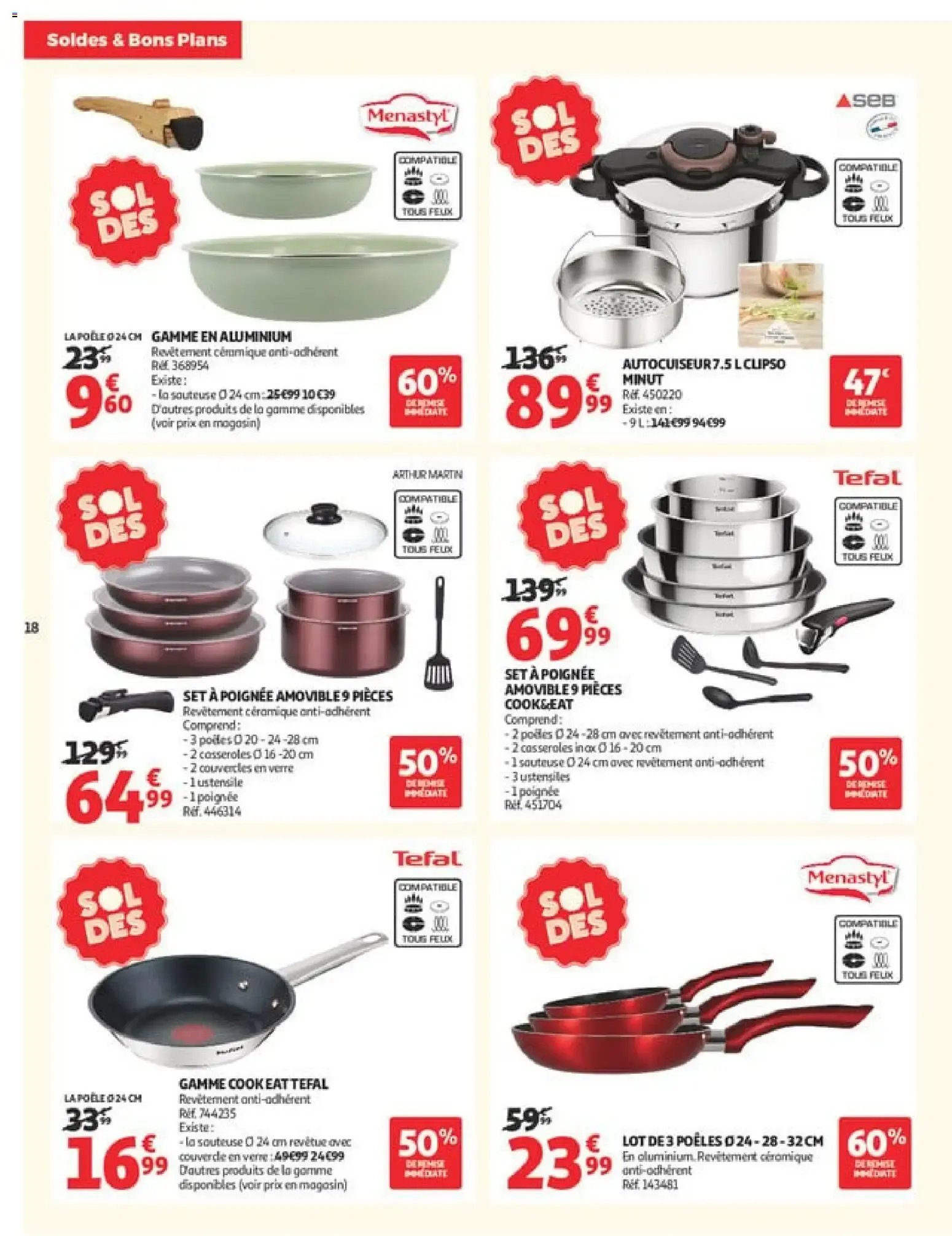 Auchan - Soldes & Bons Plans du 24 juin au 21 juillet 2026 - Catalogue page 18