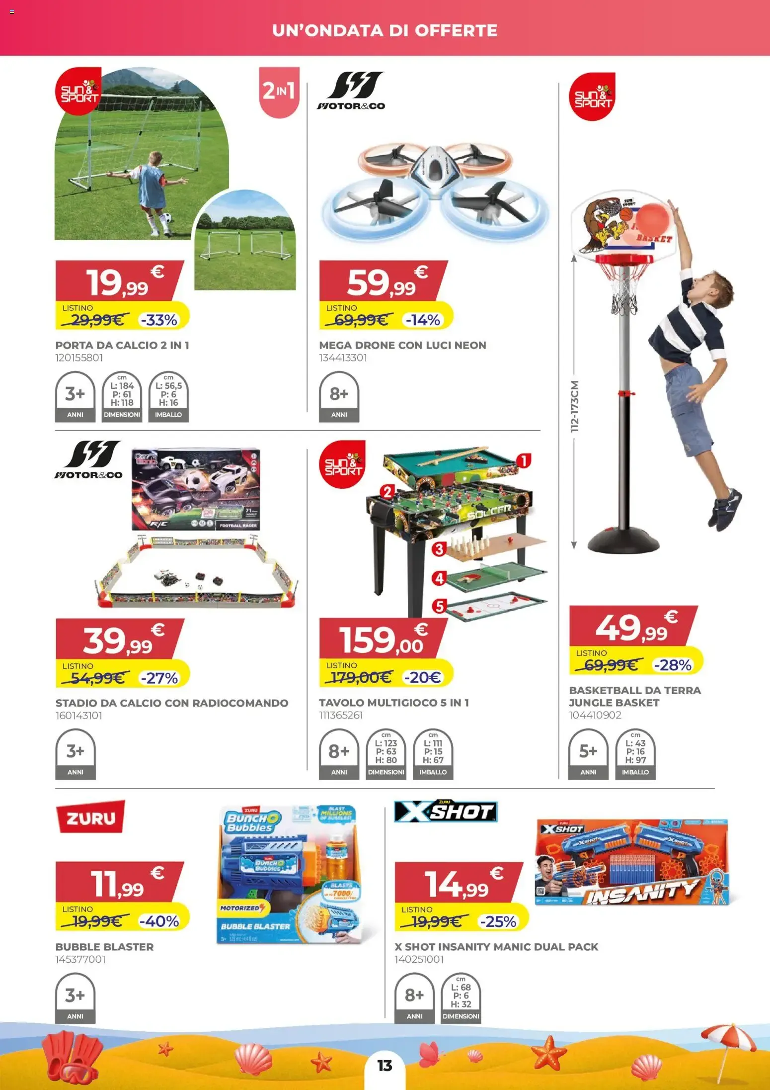 Toys Center - Un'ondata di offerte da 25 giugno a 29 luglio di 2026 - Pagina del volantino 13
