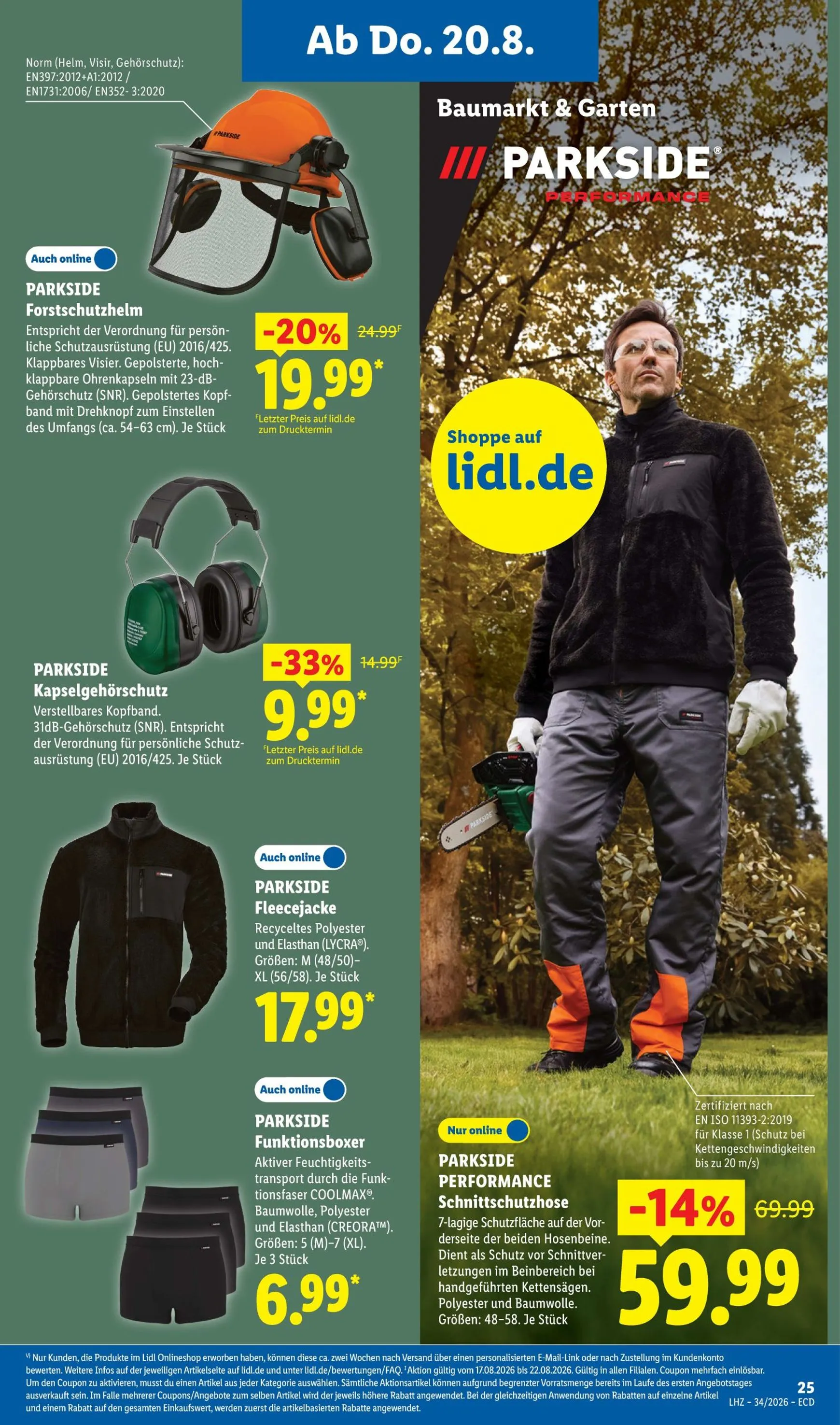 Lidl - Crivit Sport & Freizeit: Find Your Move von 17. August bis 22. August 2026 - Prospekt seite 20