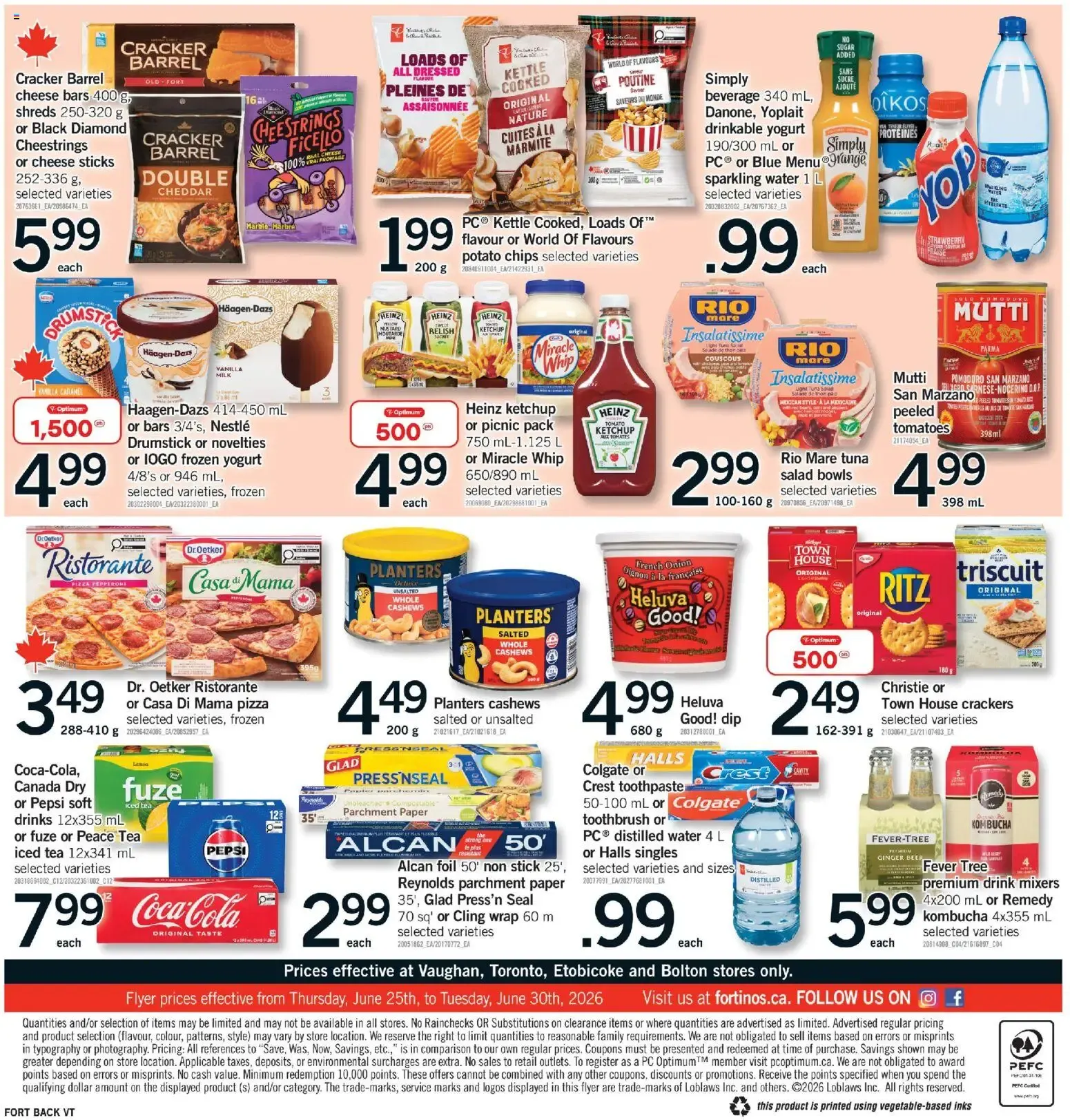 Fortinos weekly flyer / circulaire from Jun 25, 2026 > weekly specials & deals from July 1 to June 30 2026 - flyer page 2