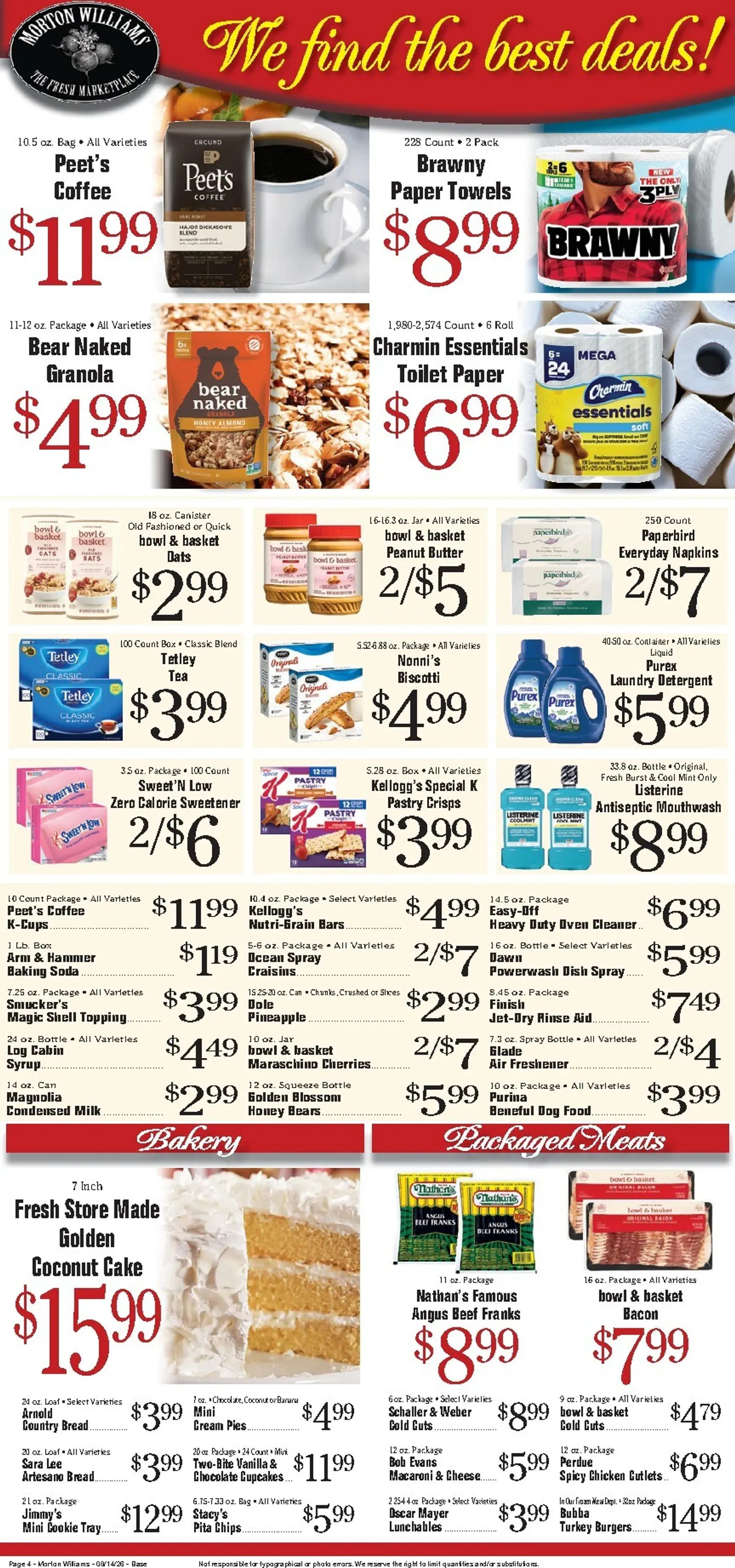 Weekly ad Current Morton Williams - Manhattan / Jersey City leaflet valid from Friday 08/14/2026 to Thursday 08/20/2026 from August 14 to August 20 2026 - Page 4
