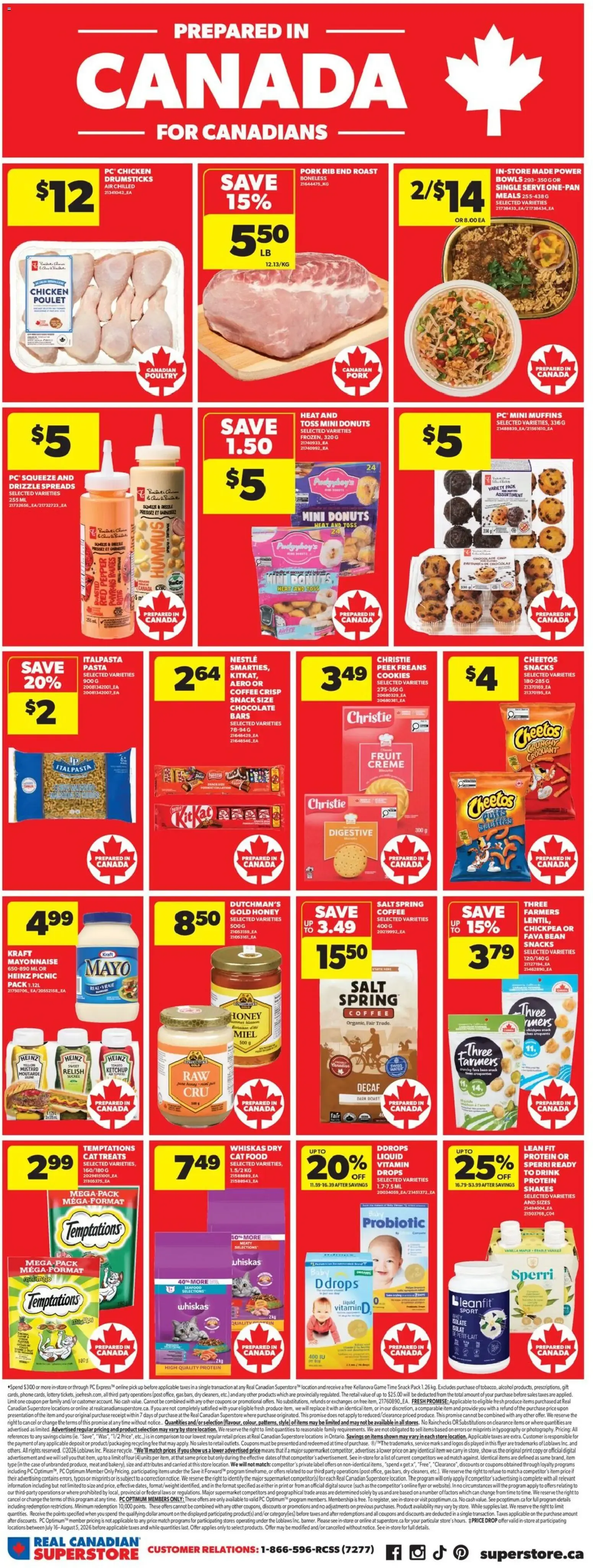 Real Canadian Superstore weekly flyer / circulaire from Jul 23, 2026 > weekly specials & deals from July 23 to July 29 2026 - flyer page 7