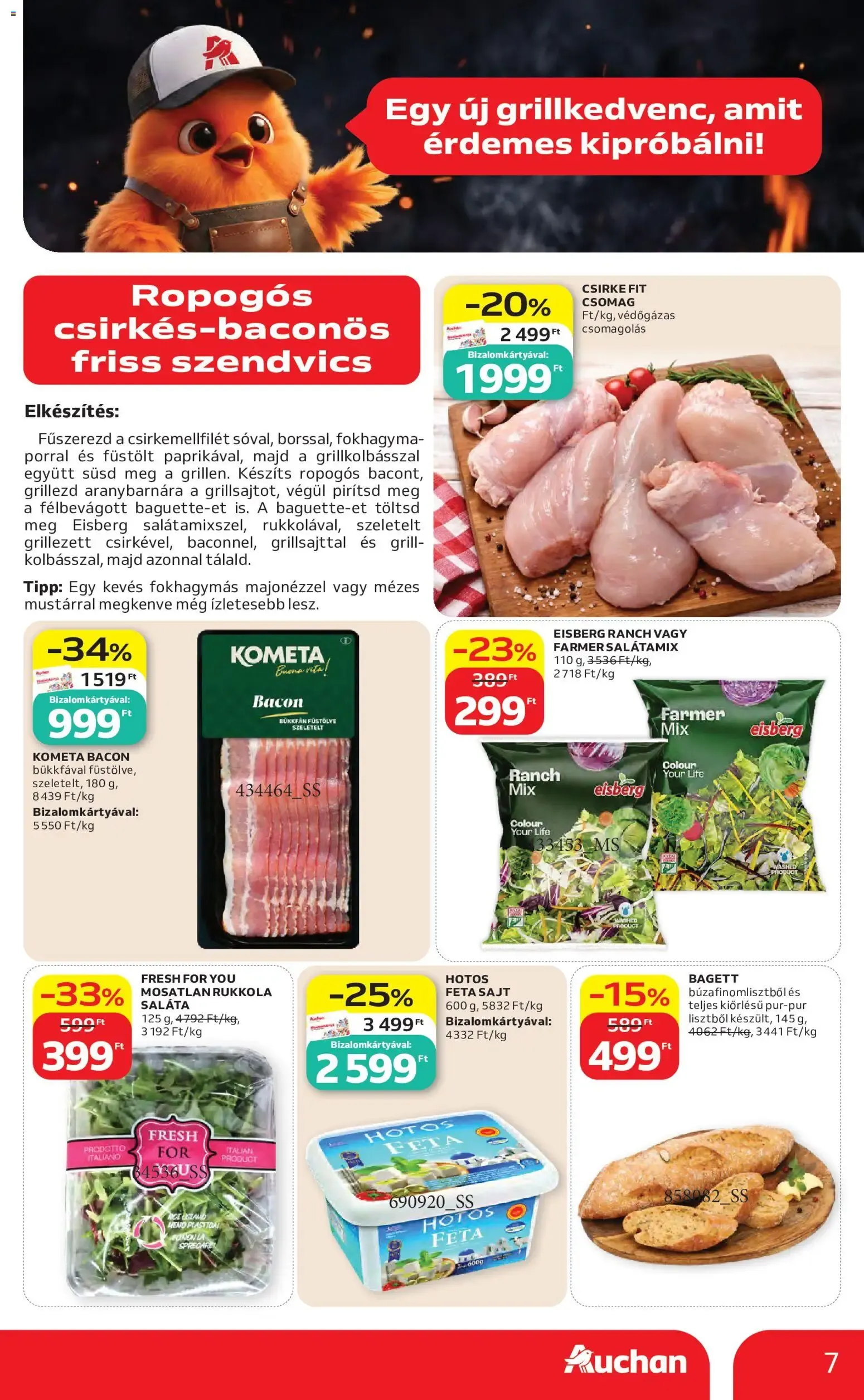 Katalógus Auchan akciós újság - 2026.07.30. -tól/töl > akció, lapozható szórólap 🛍️ július 30.-tól augusztus 5.-ig 2026. - Oldal 7