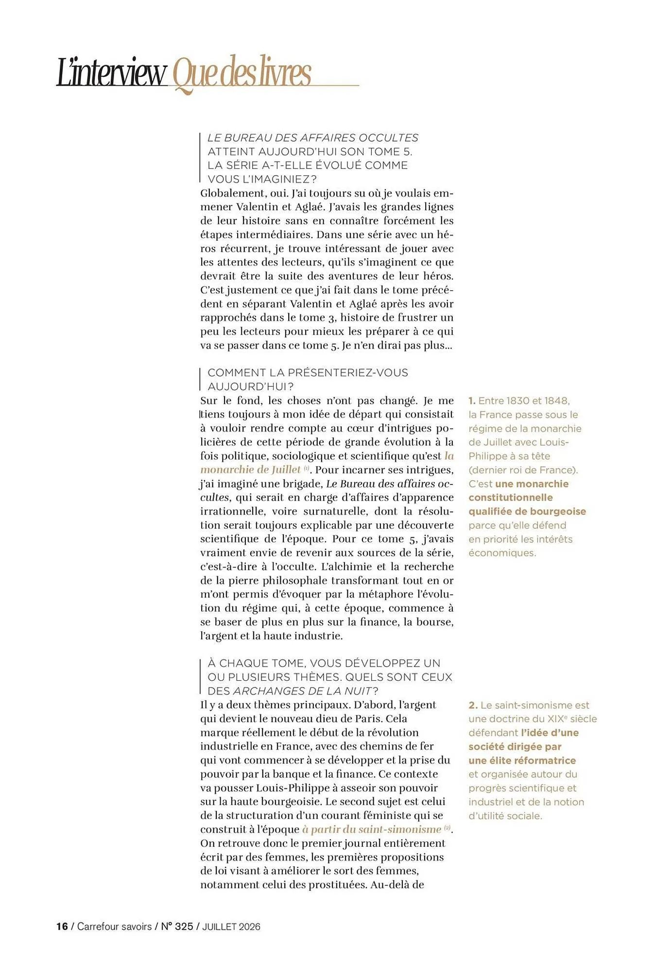 Carrefour SAVOIRS du 3 juillet au 31 juillet 2026 - Catalogue page 16