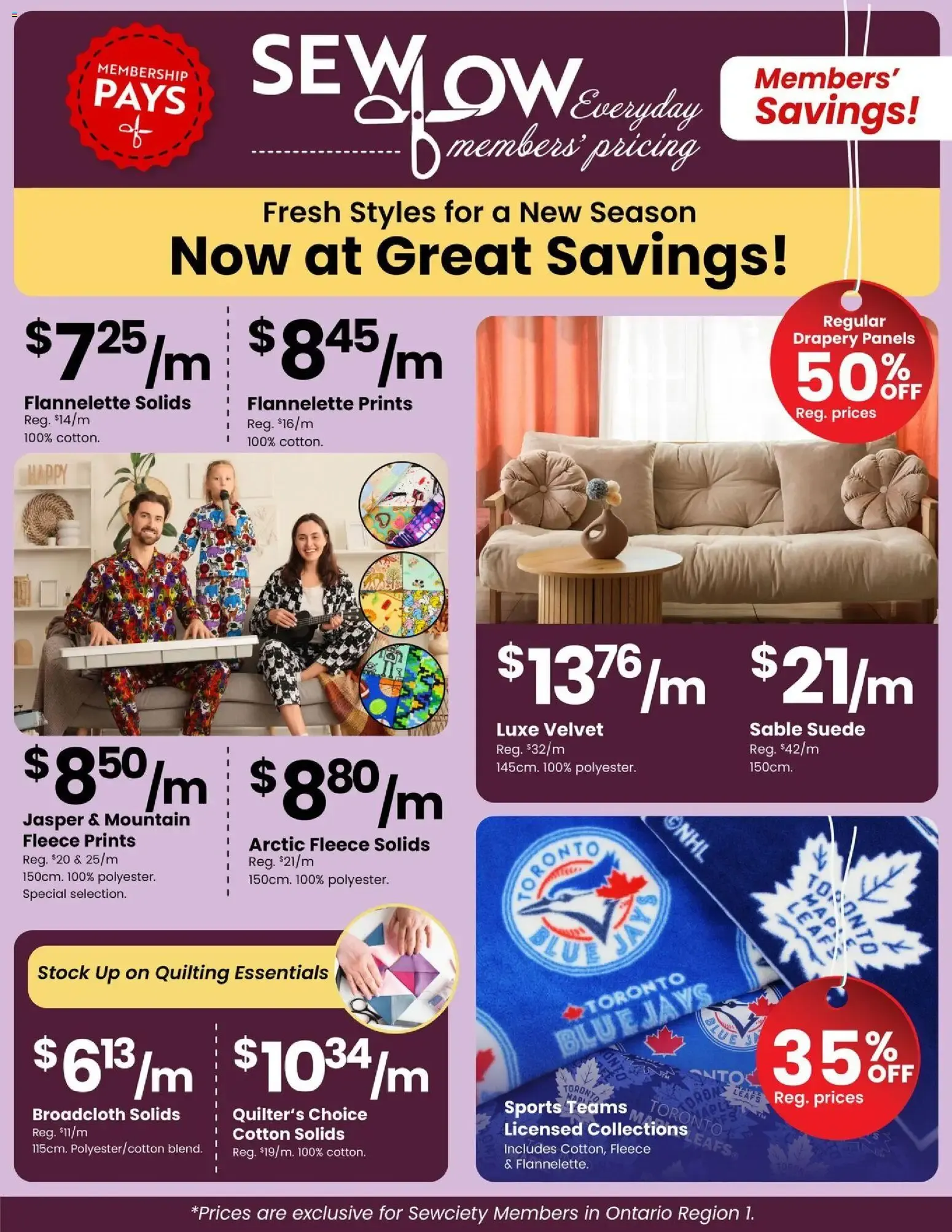 BACK TO Sewing SAVINGS from September 1 to September 30 2026 - flyer page 3