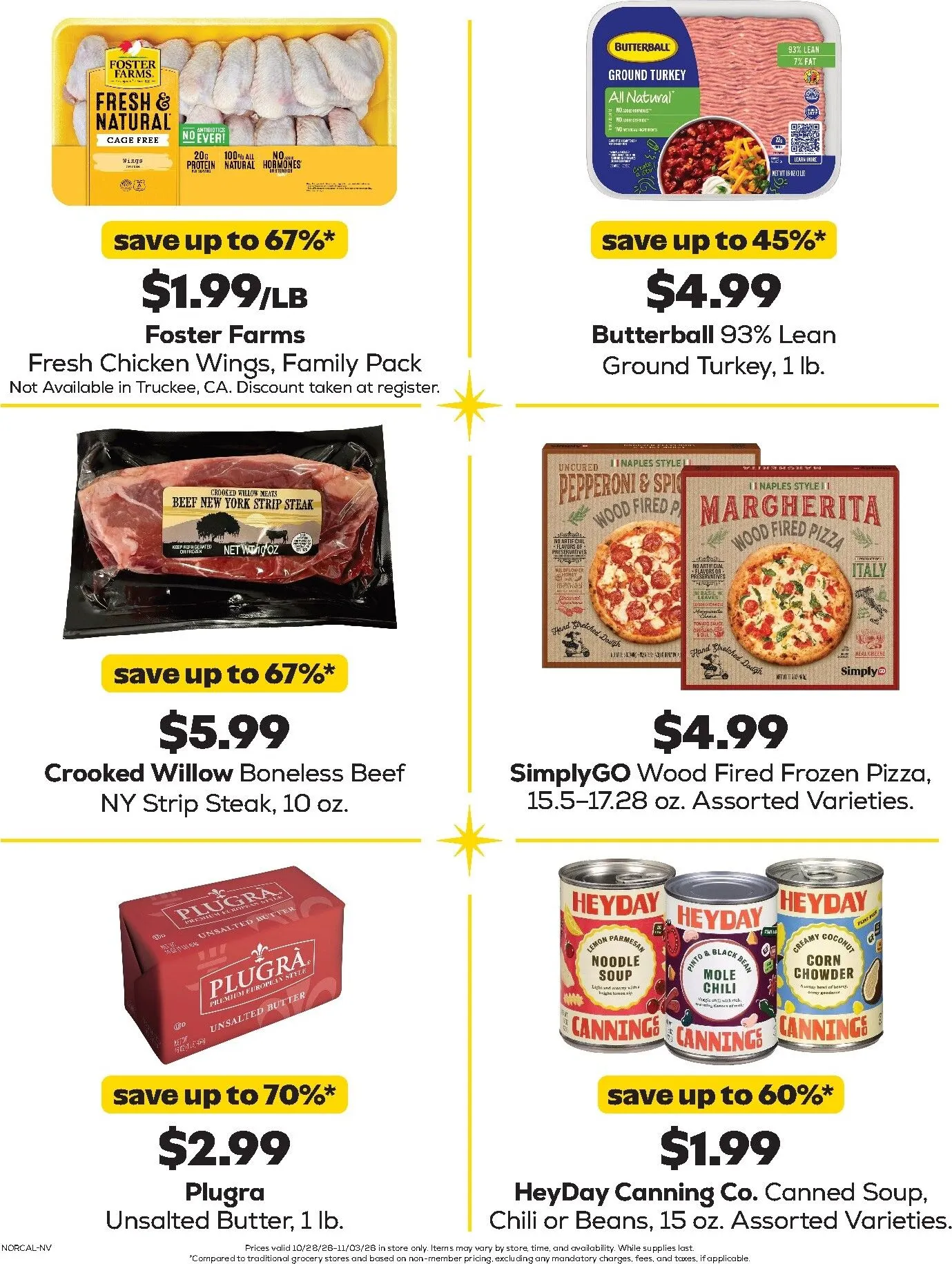 Weekly promotion Grocery Outlet Weekly Wins spanning from October 28 to November 3 2026 - Page 3 for Catalogue 365