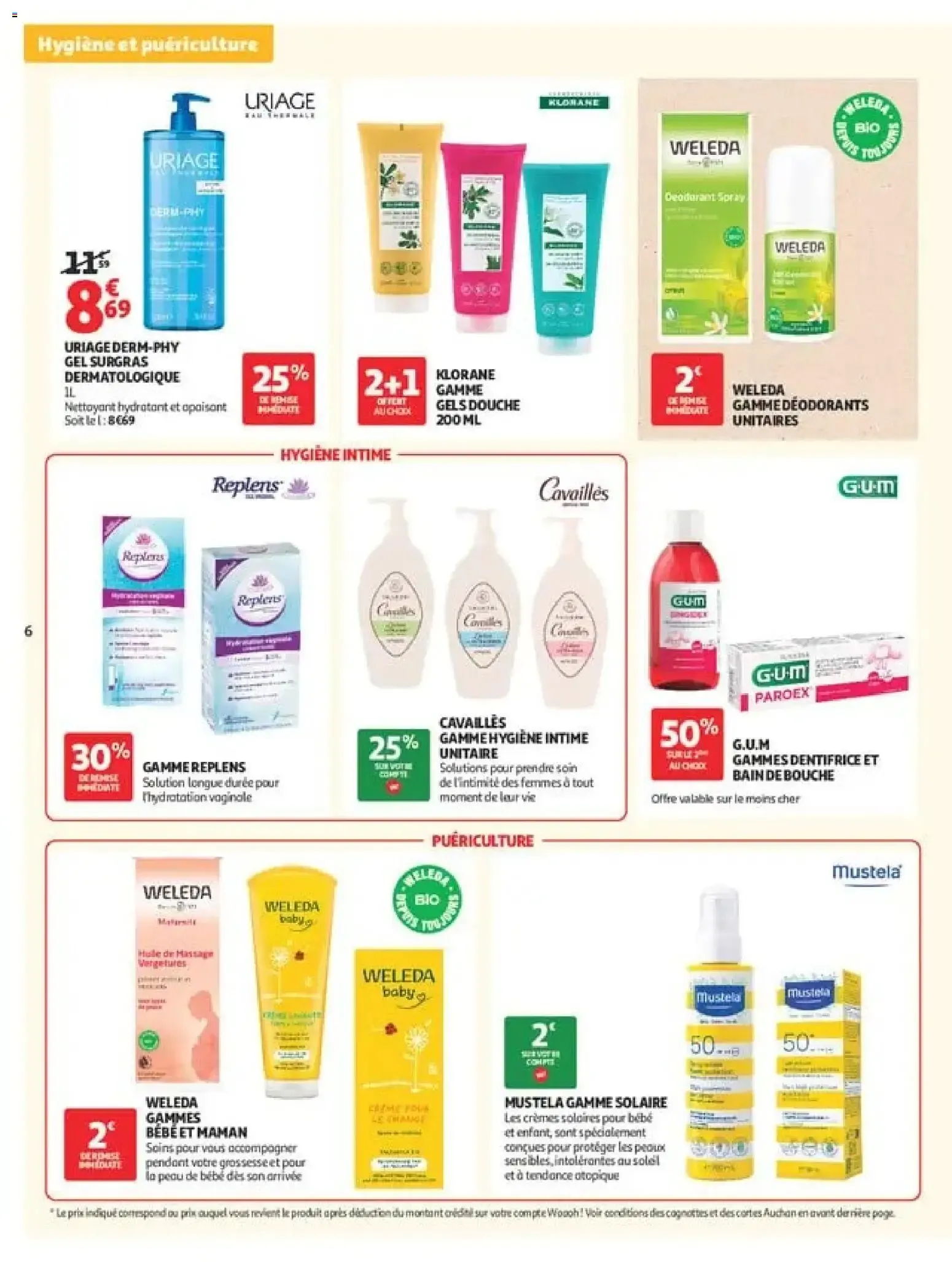 Auchan Parapharmacie, beauté à partir du 28/07/2026 - promo en ligne du 28 juillet au 30 août 2026 - Catalogue page 6