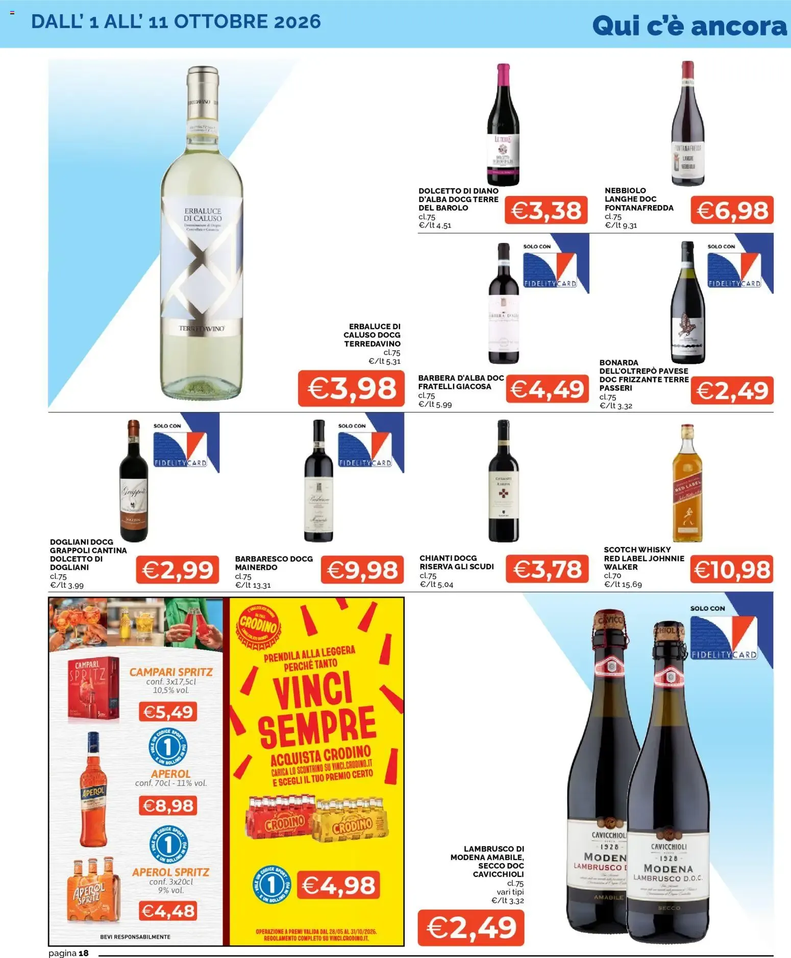 Mercatò volantino dal 01/10/2026 - online Offerte da 1 ottobre a 10 ottobre di 2026 - Pagina del volantino 18