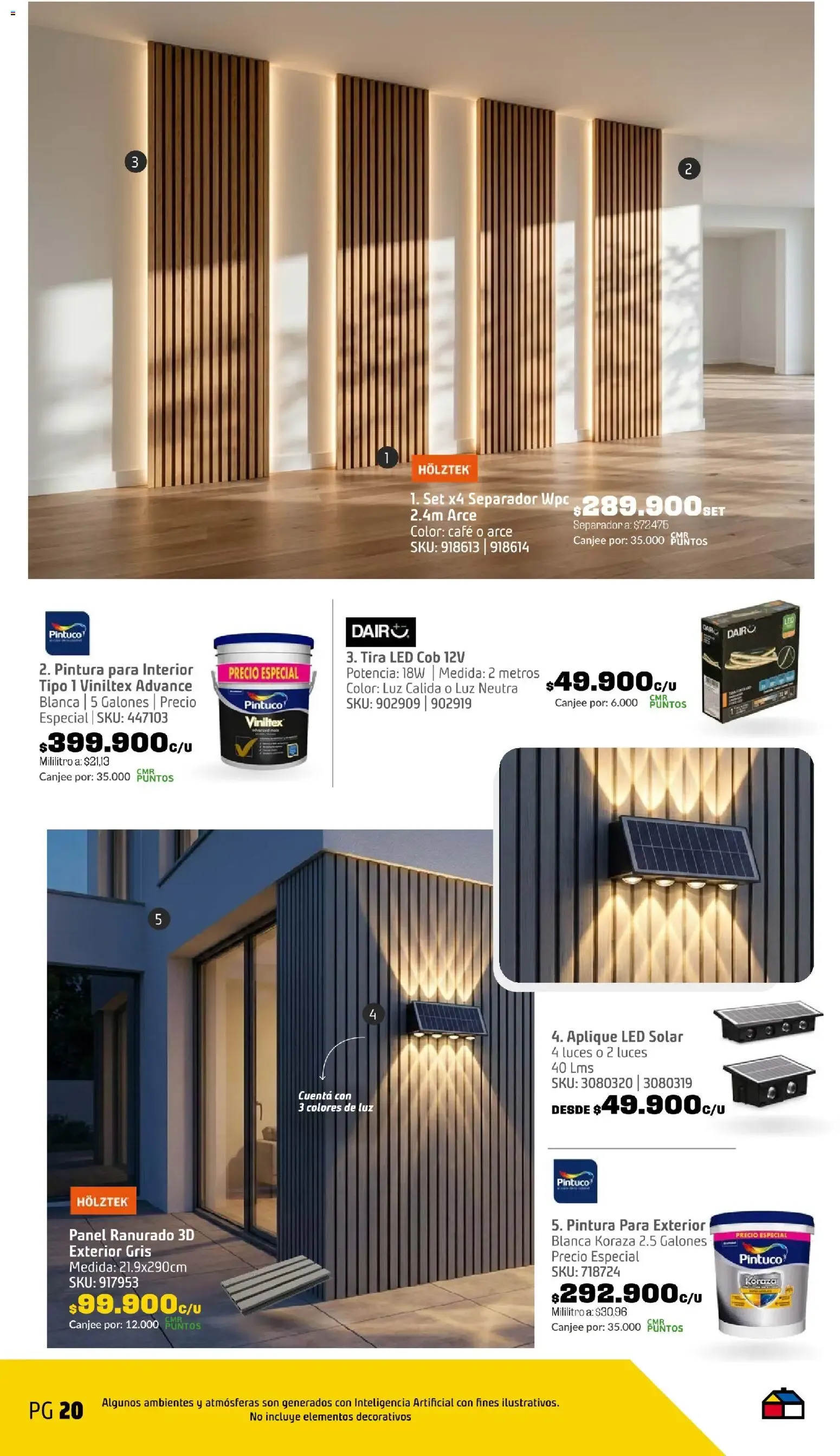 Catalogo de Homecenter catálogo La transformación es imparable desde el 08/09/2026 > Revistas Octubre 8 de septiembre al 23 de octubre 2026 - Pag 20