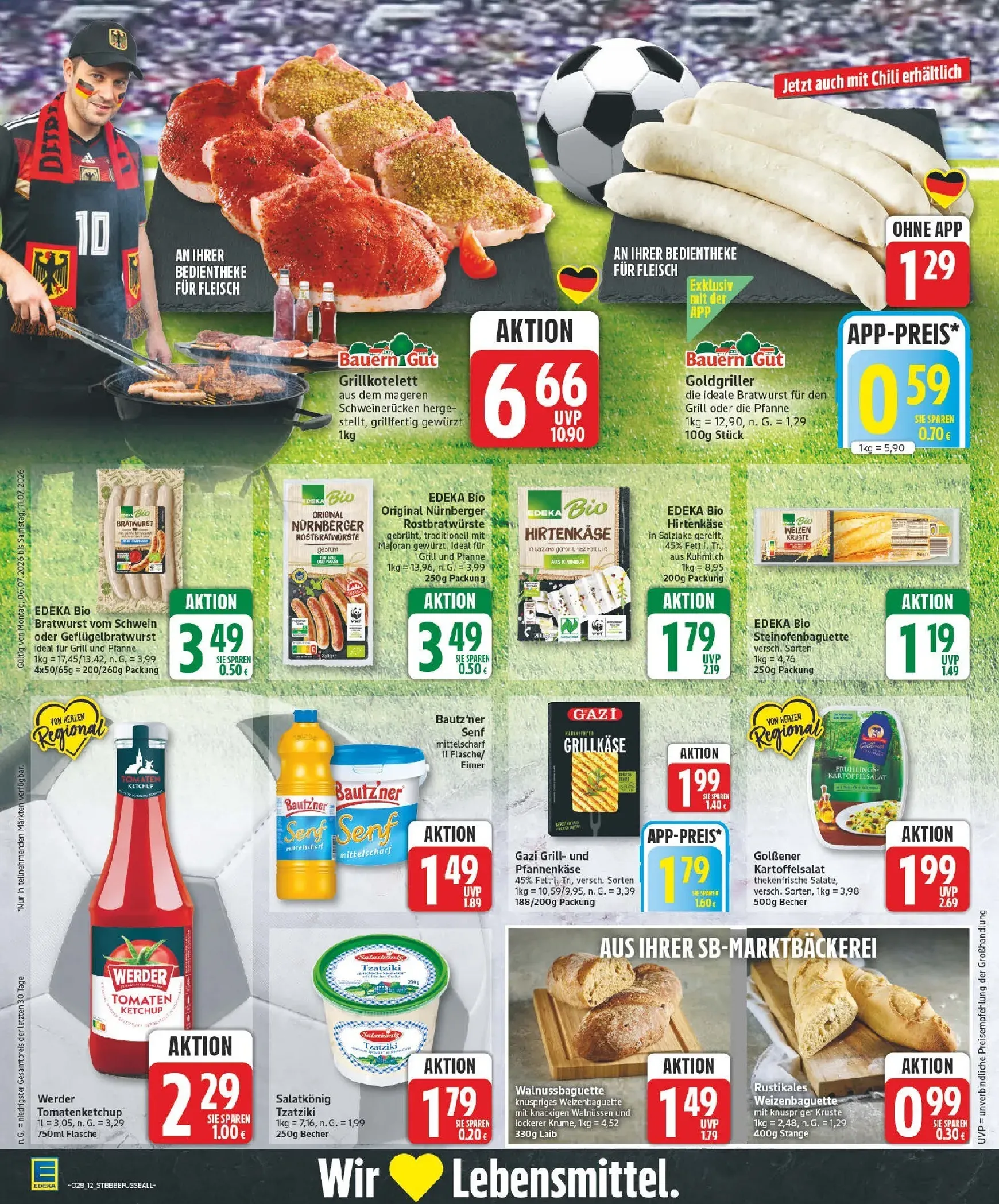 Edeka Prospekt – von Montag 06.07.2026 bis Samstag 11.07.2026 von 6. Juli bis 11. Juli 2026 - Prospekt seite 12