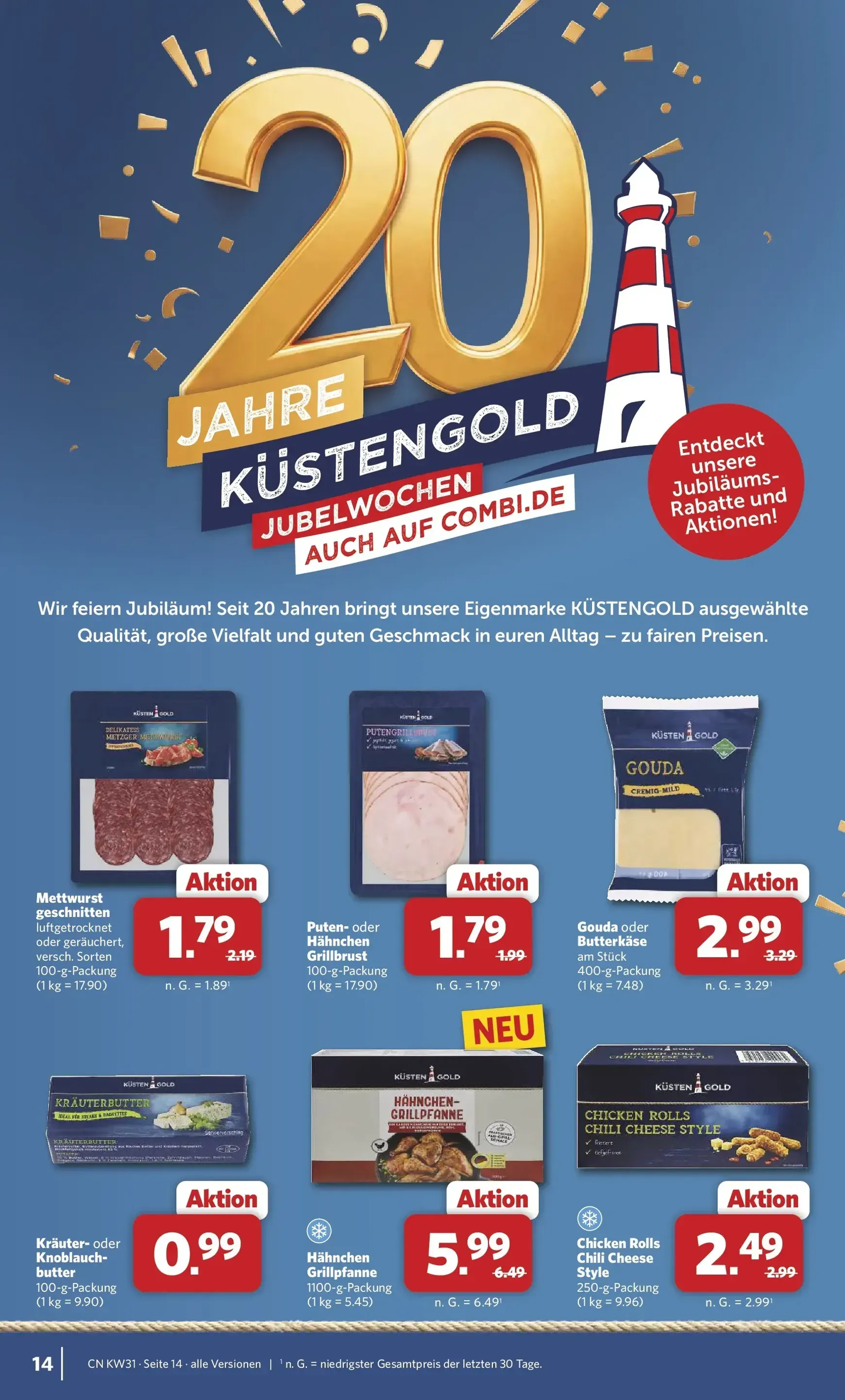 Combi - Apen Prospekt – von Montag 27.07.2026 bis Samstag 01.08.2026 von 27. Juli bis 1. August 2026 - Prospekt seite 14