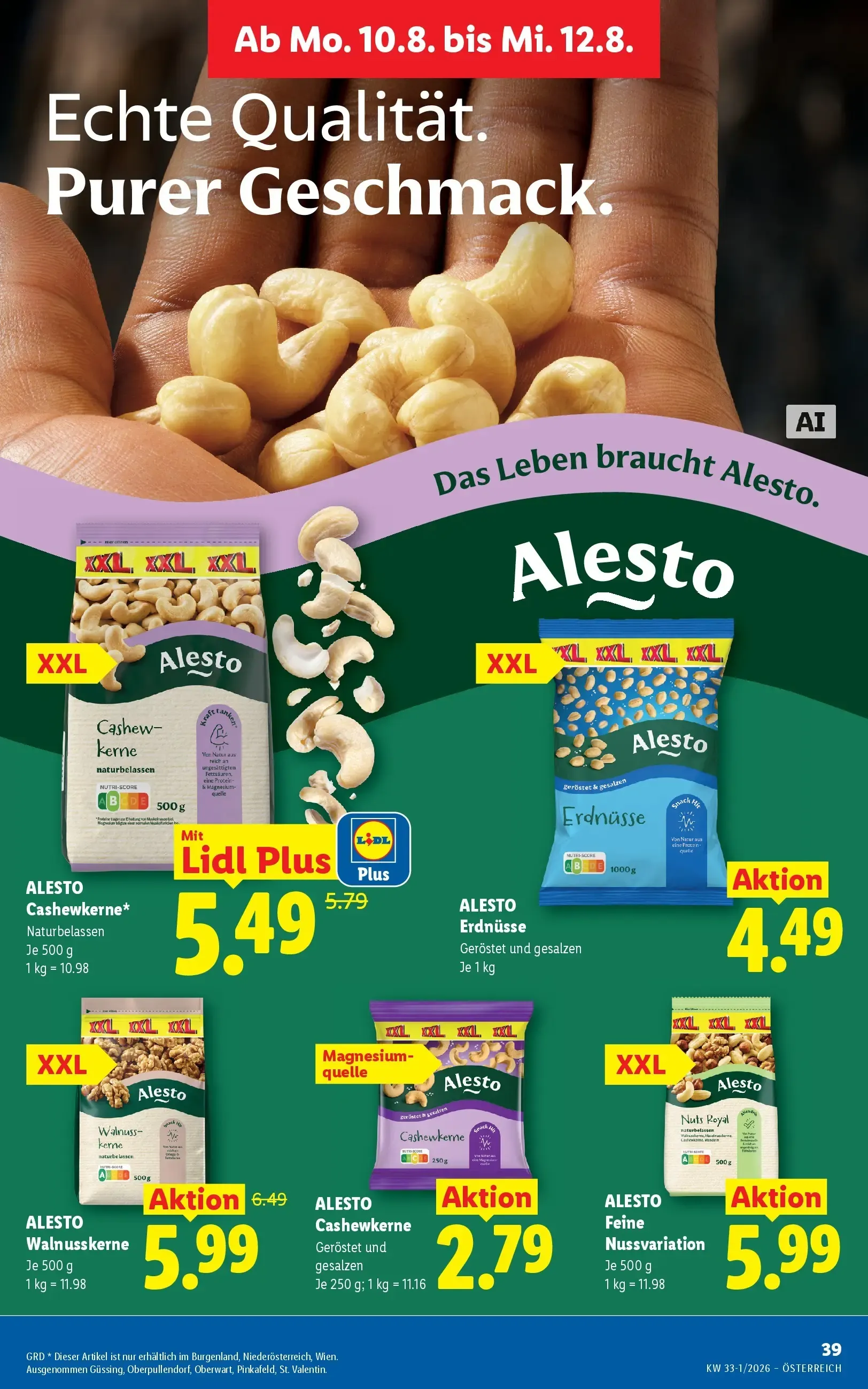 Lidl Plus Österreichs günstigste Preise von 6. August bis 8. August 2026 - Flugblätt seite  44