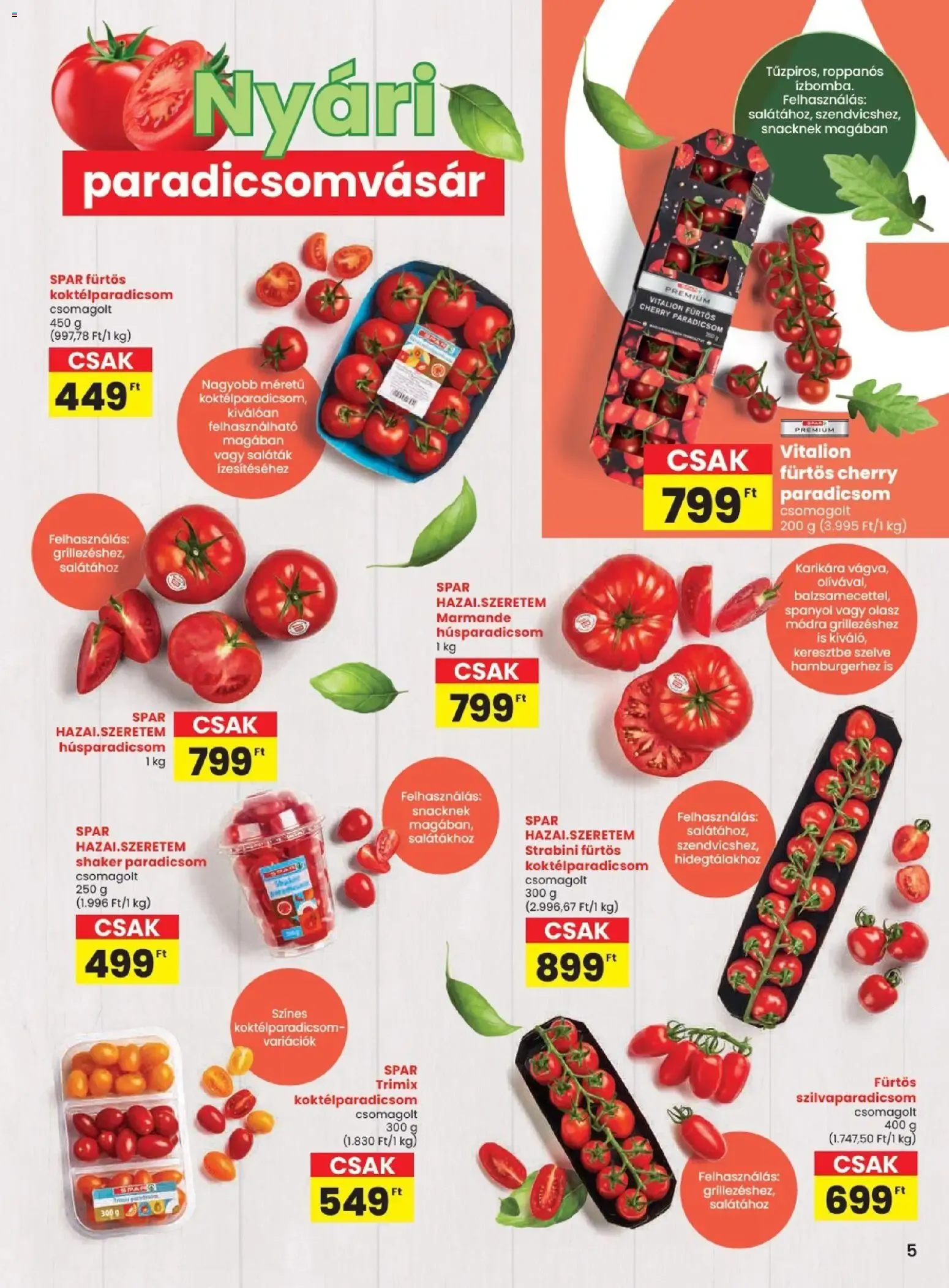 Katalógus Spar akciós újság - Születnapi szenzáció! június 18.-tól június 24.-ig 2026. - Oldal 5