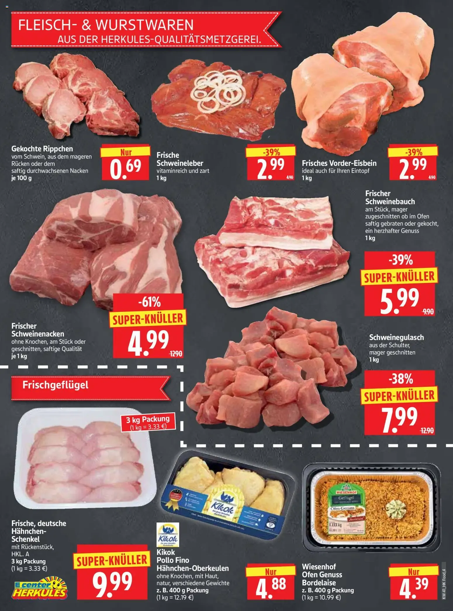 E center Herkules EDEKA App Prospekt von 5. Oktober bis 10. Oktober 2026 - Prospekt seite 4