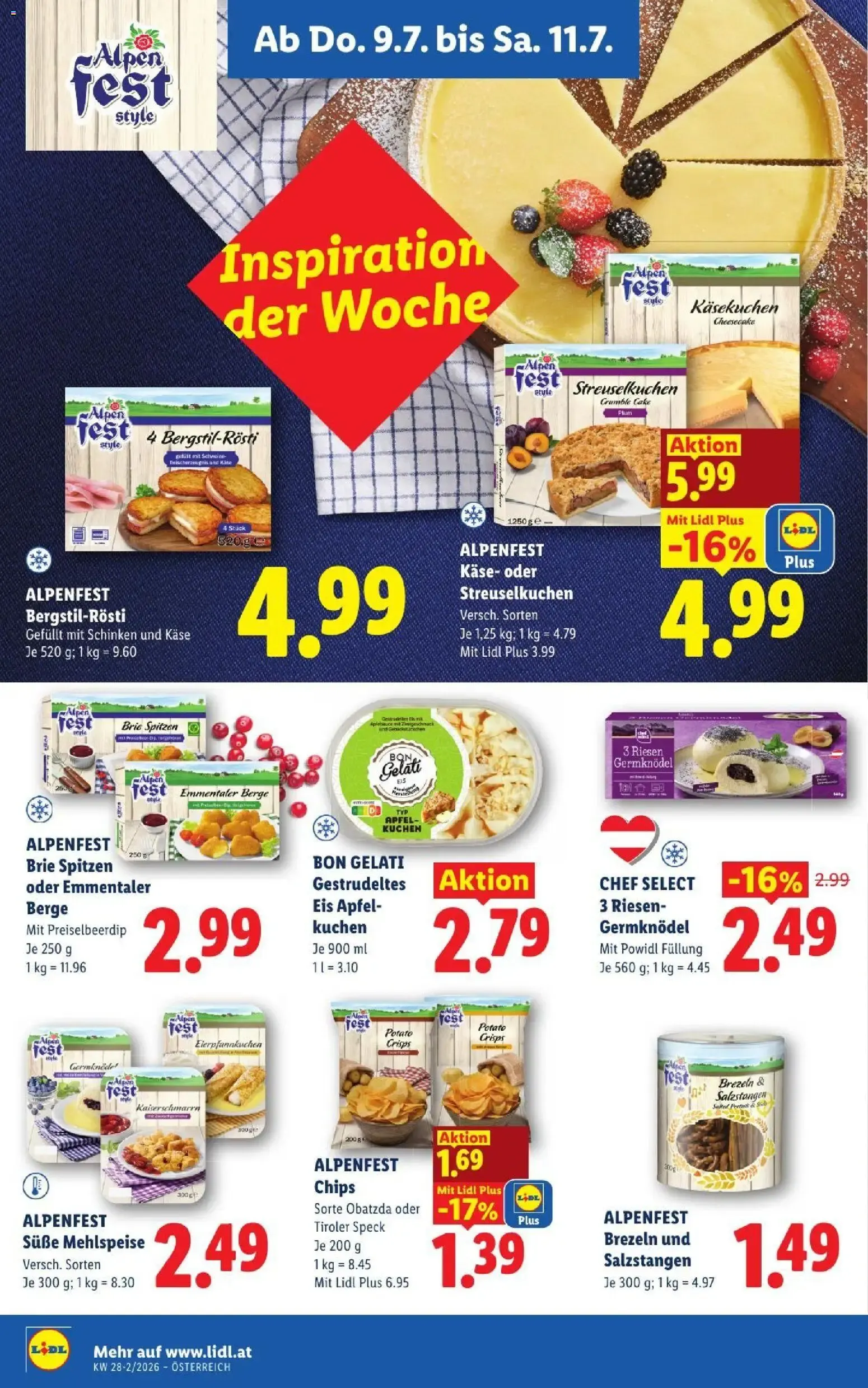 Lidl - Flugblatt ab 09.07.2026 - Angebote ab donnerstag von 9. Juli bis 11. Juli 2026 - Flugblätt seite  16