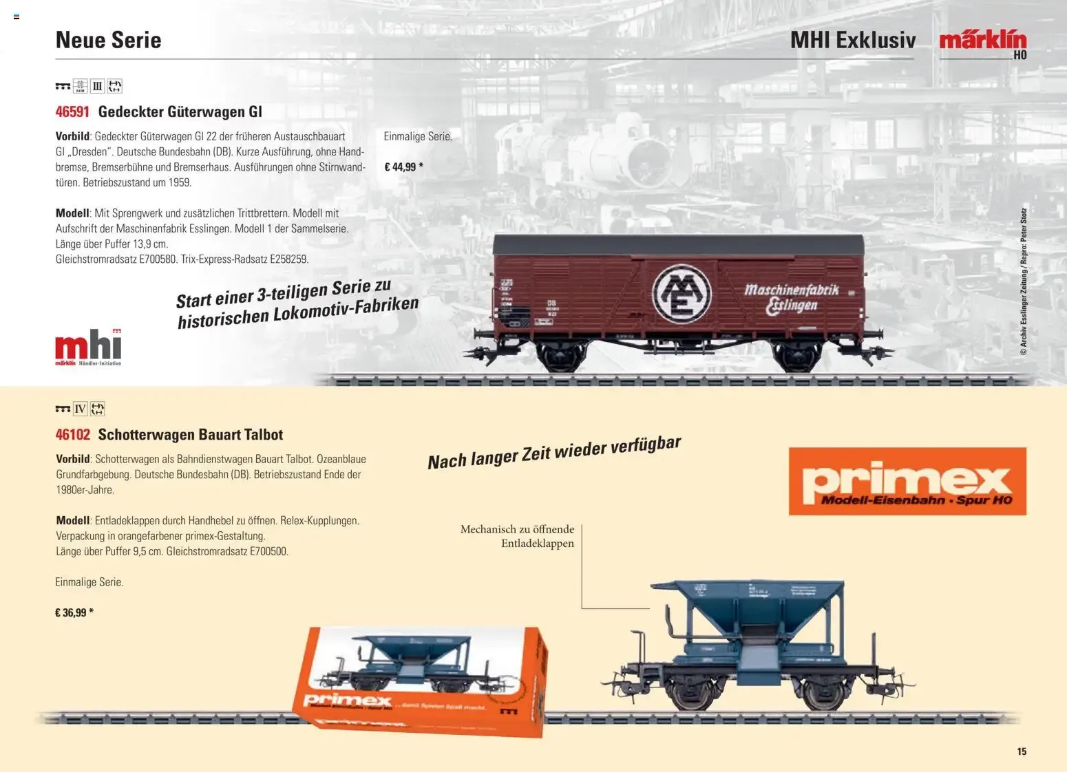 Märklin Neuheiten 2026 von 1. Januar bis 31. Dezember 2026 - Prospekt seite 17