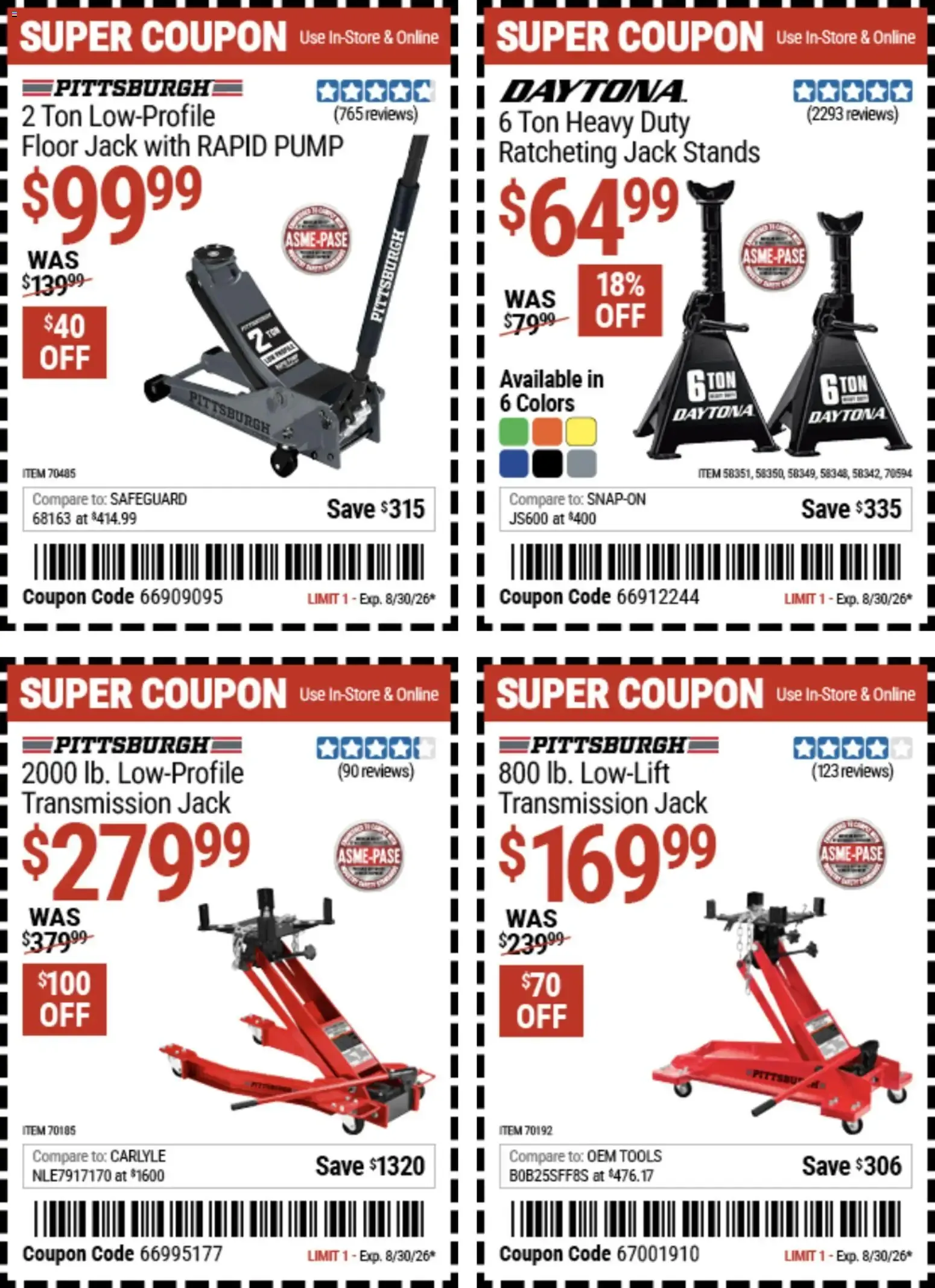 Weekly promotion Harbor Freight: Coupon Deals spanning from August 17 to August 30 2026 - Page 3 for Catalogue 365
