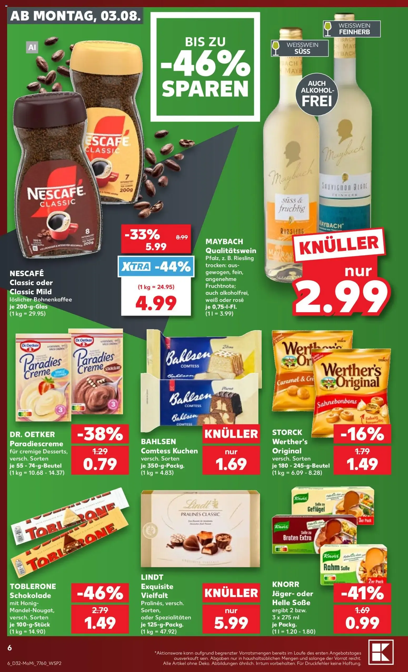 Kaufland: Richtig Sparen zum Wochenstart van 3 augustus tot 5 augustus 2026 - Folder pagina 6