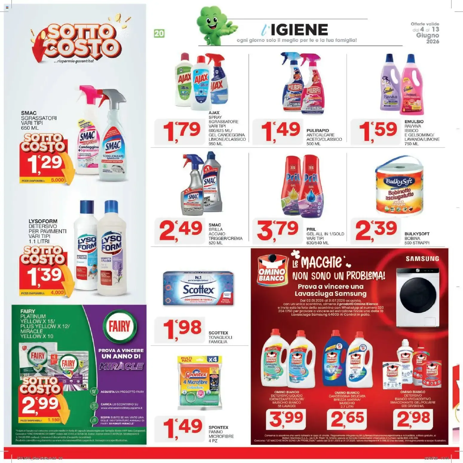 Nuovo SISA volantino dal 04/06/2026 > offerte anteprima 🛍️ da 4 giugno a 13 giugno di 2026 - Pagina del volantino 20
