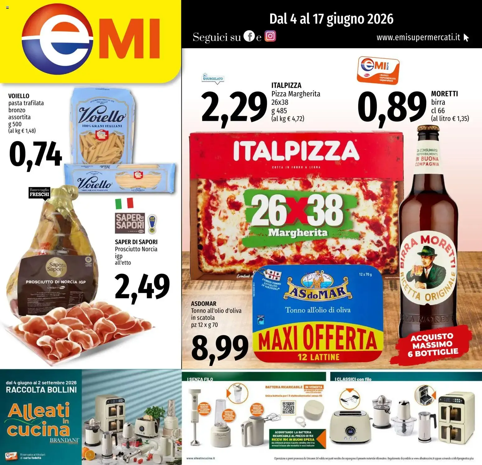 EMI volantino dal 04/06/2026 - online Offerte da 4 giugno a 17 giugno di 2026 - Pagina del volantino 1