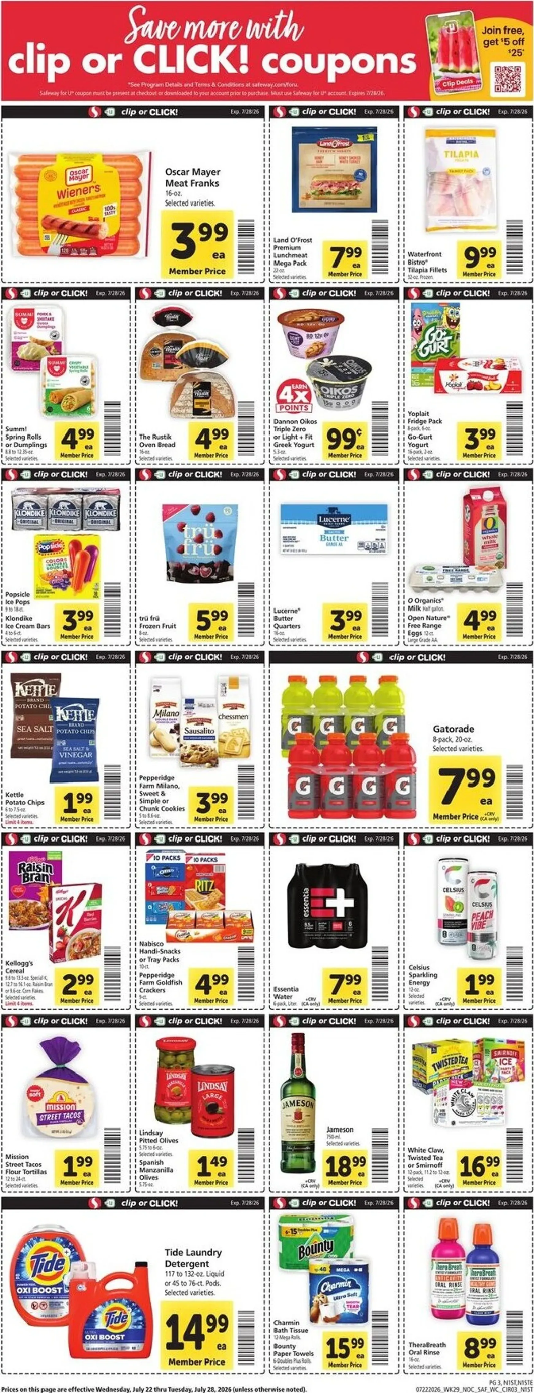 Weekly ad Safeway from July 22 to July 28 2026 - Page 3