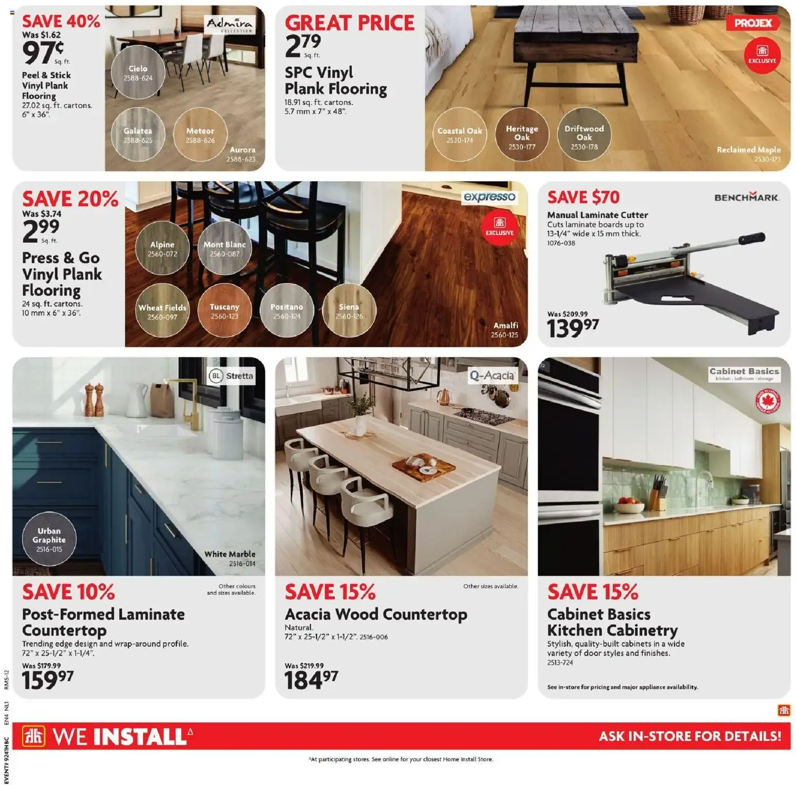 Home Hardware weekly flyer / circulaire from Oct 8, 2026 > weekly specials & deals from October 8 to October 21 2026 - flyer page 19