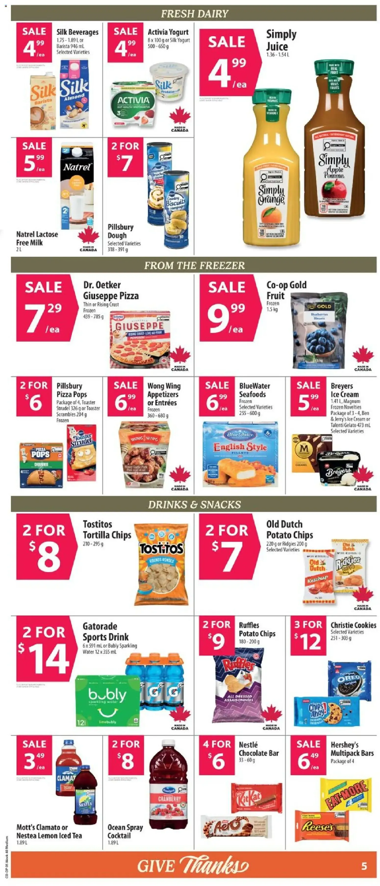 Co-op Give Thanks Flyer from October 1 to October 7 2026 - flyer page 11