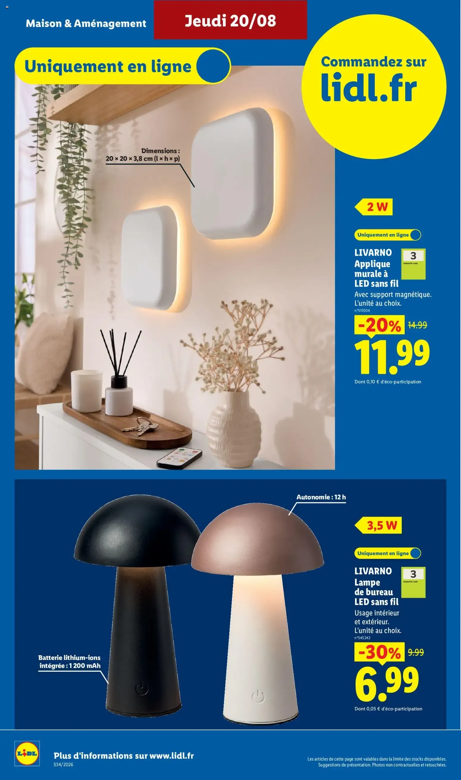 LIDL: La rentrée des économies! du 20 août au 26 août 2026 - Catalogue page 6
