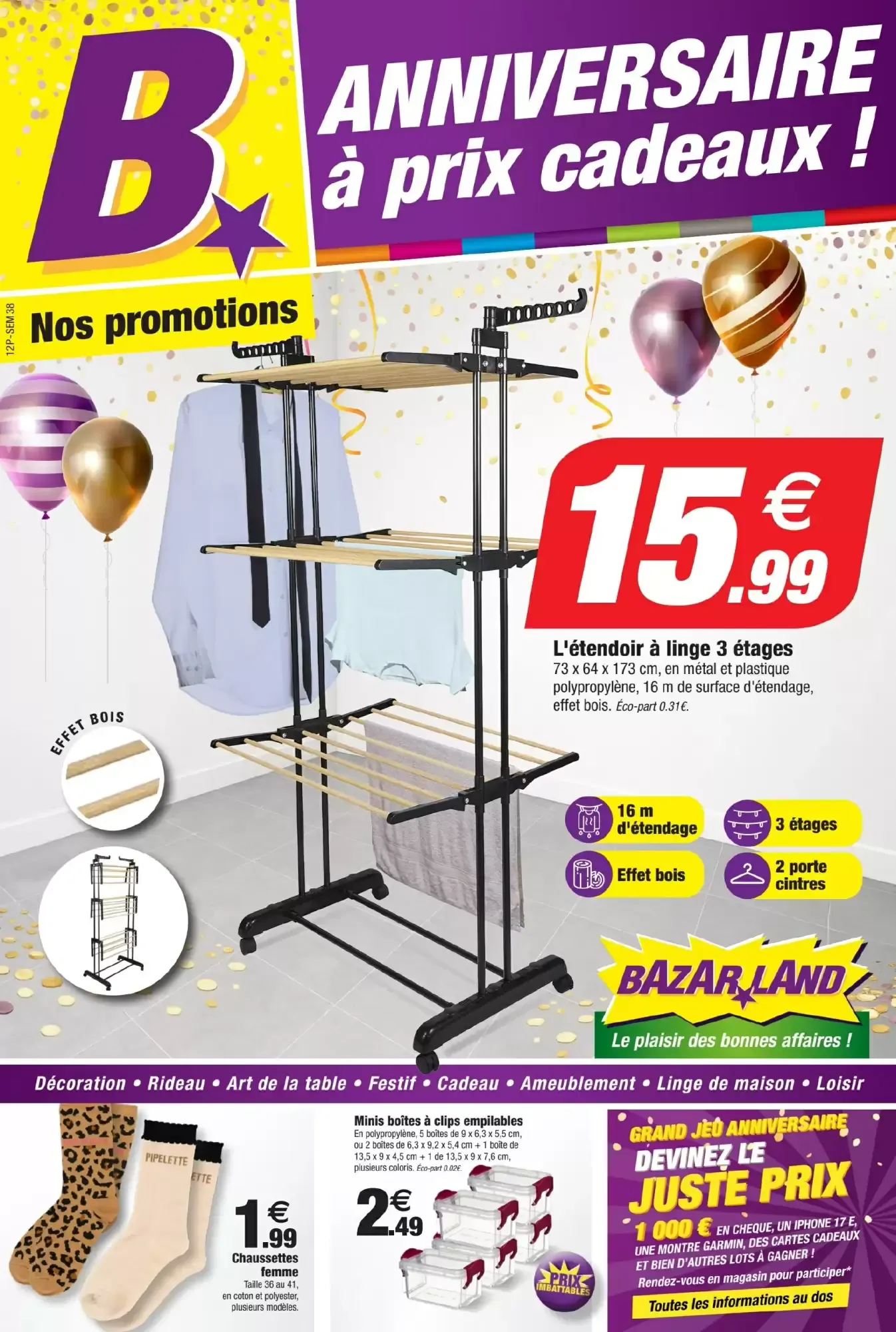 Bazarland: Aniversario a precios de regalo / Nuestras promociones