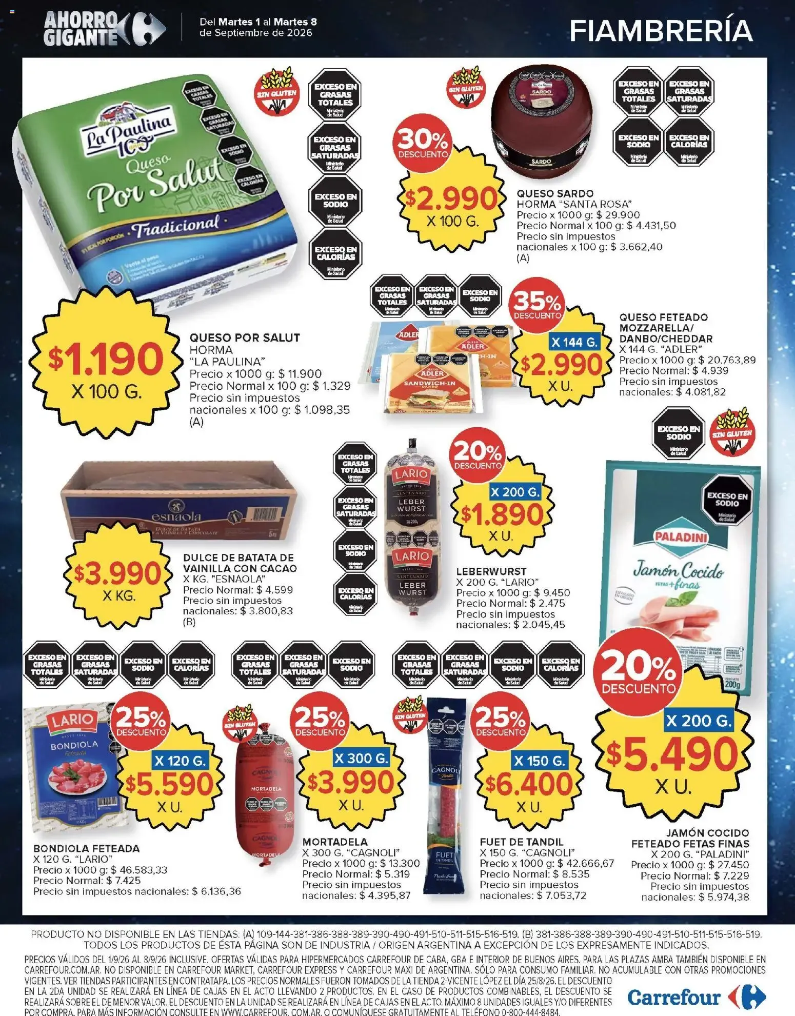 Ofertas de AHORRO GIGANTE 1 de septiembre al 8 de septiembre 2026 - Página 10 del catálogo