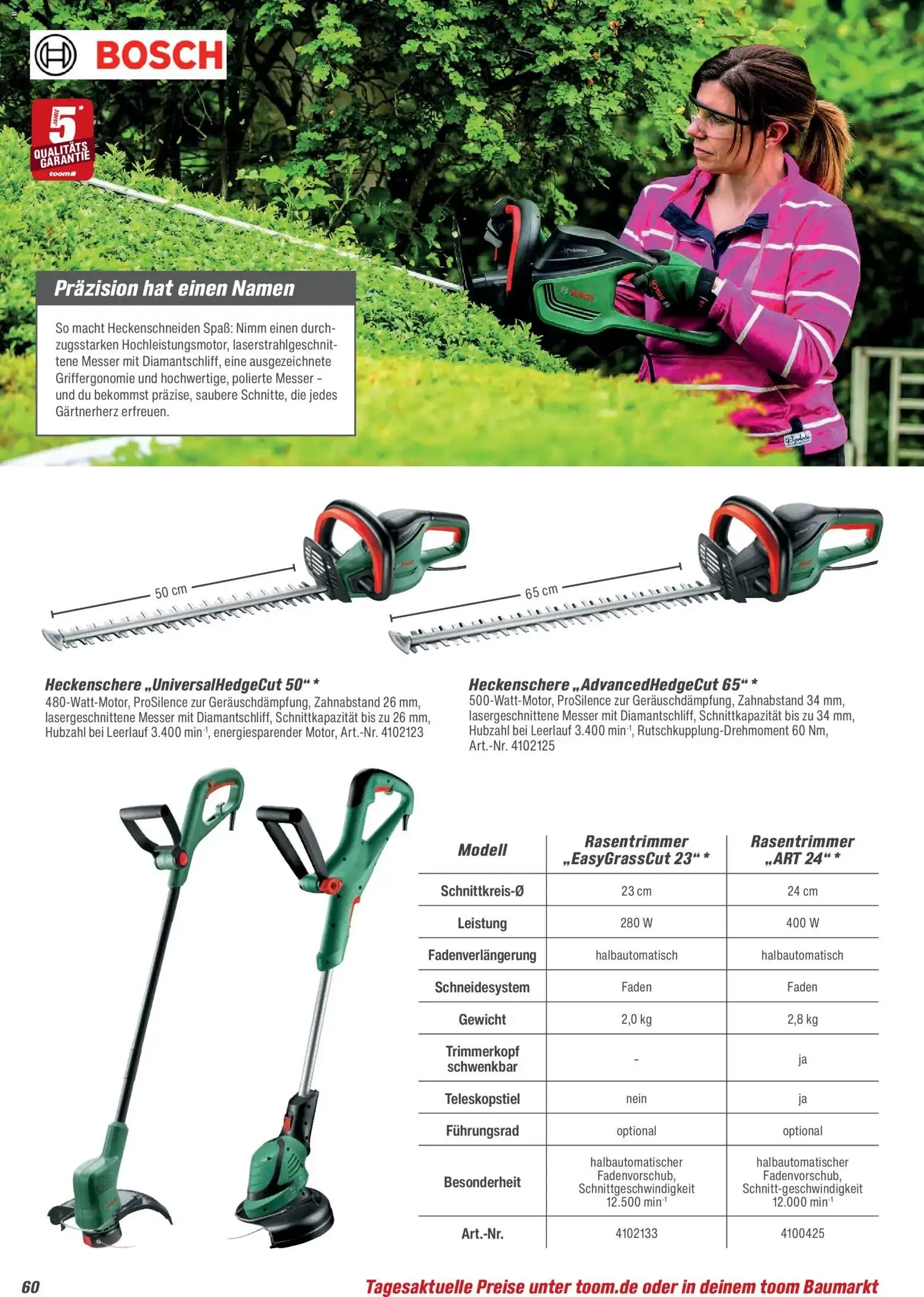Toom Baumarkt Gartenpflege & Teich 2026 (ab 20.02.2026) zum Blättern von 20. Februar bis 30. Juni 2026 - Prospekt seite 60
