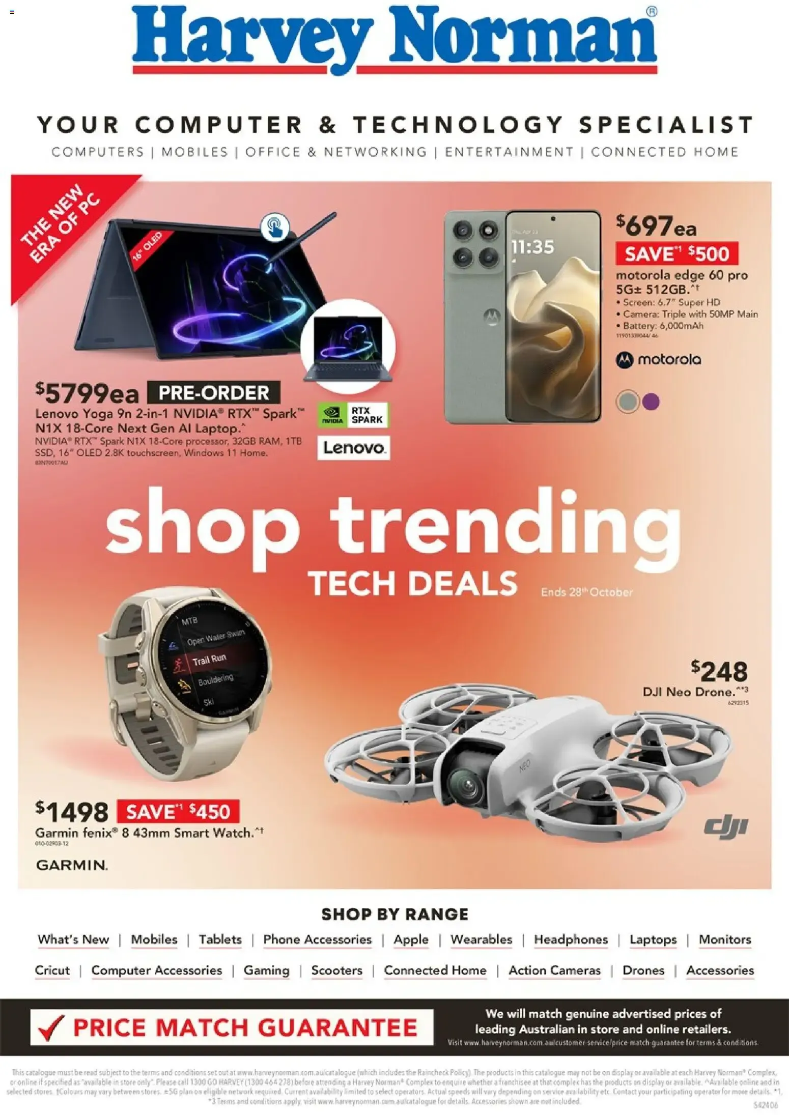 Harvey Norman Computers Shop trending Tech Deals - 15/10/2026 > weekly / monthly specials - Catalogue valid from 15 October to 28 October 2026 - page 1