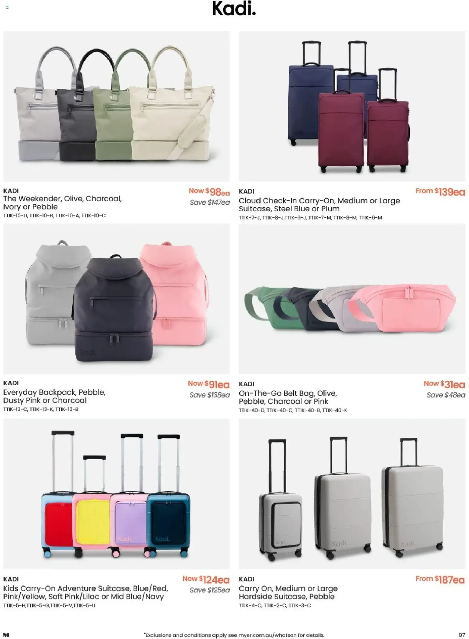 Myer End of financial year sale - 01/06/2026 > weekly / monthly specials - Catalogue valid from 1 June to 30 June 2026 - page 7