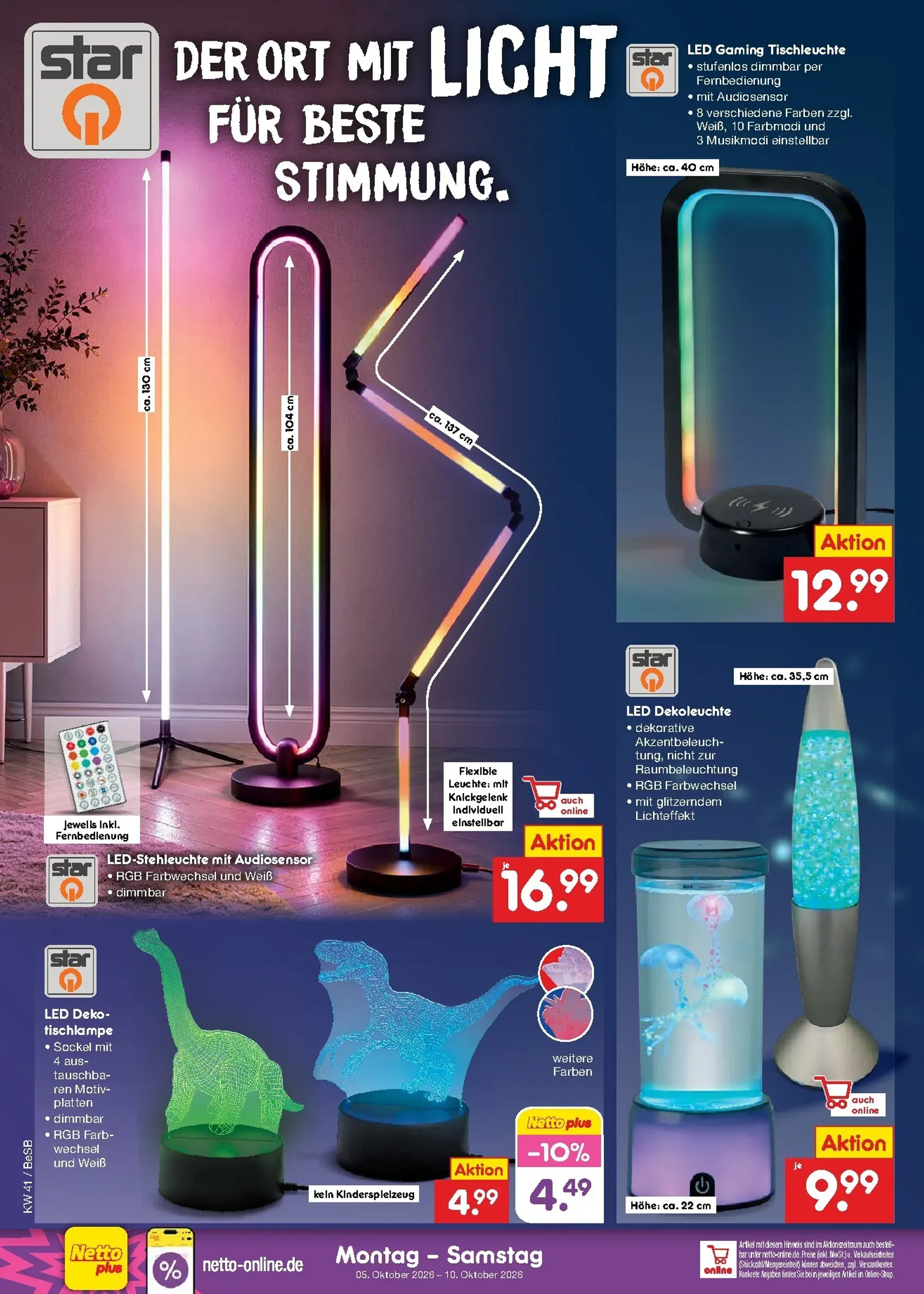 Netto Marken Discount Prospekt – von Montag 05.10.2026 bis Samstag 10.10.2026 von 5. Oktober bis 10. Oktober 2026 - Prospekt seite 41
