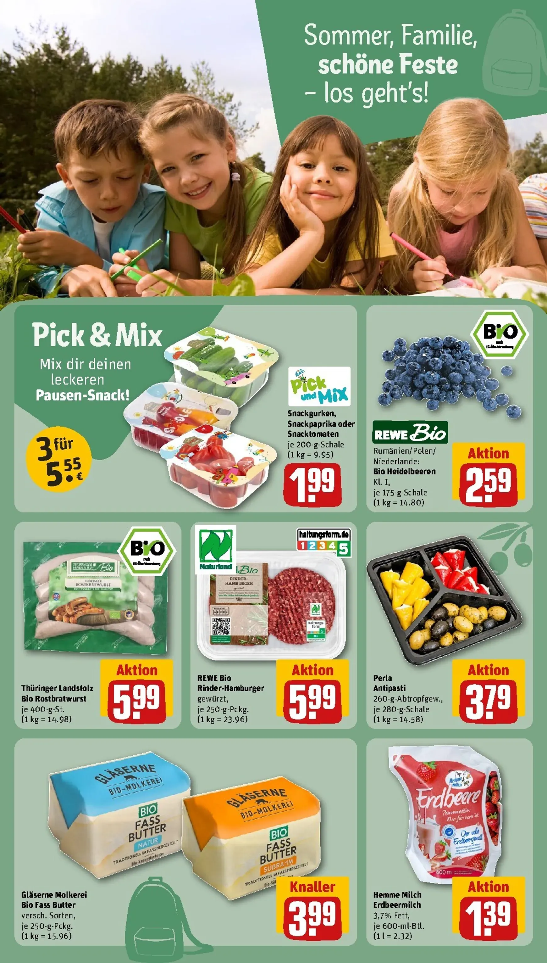 REWE Arina Fester - Jeder Tag Spartag! von 17. August bis 23. August 2026 - Prospekt seite 16