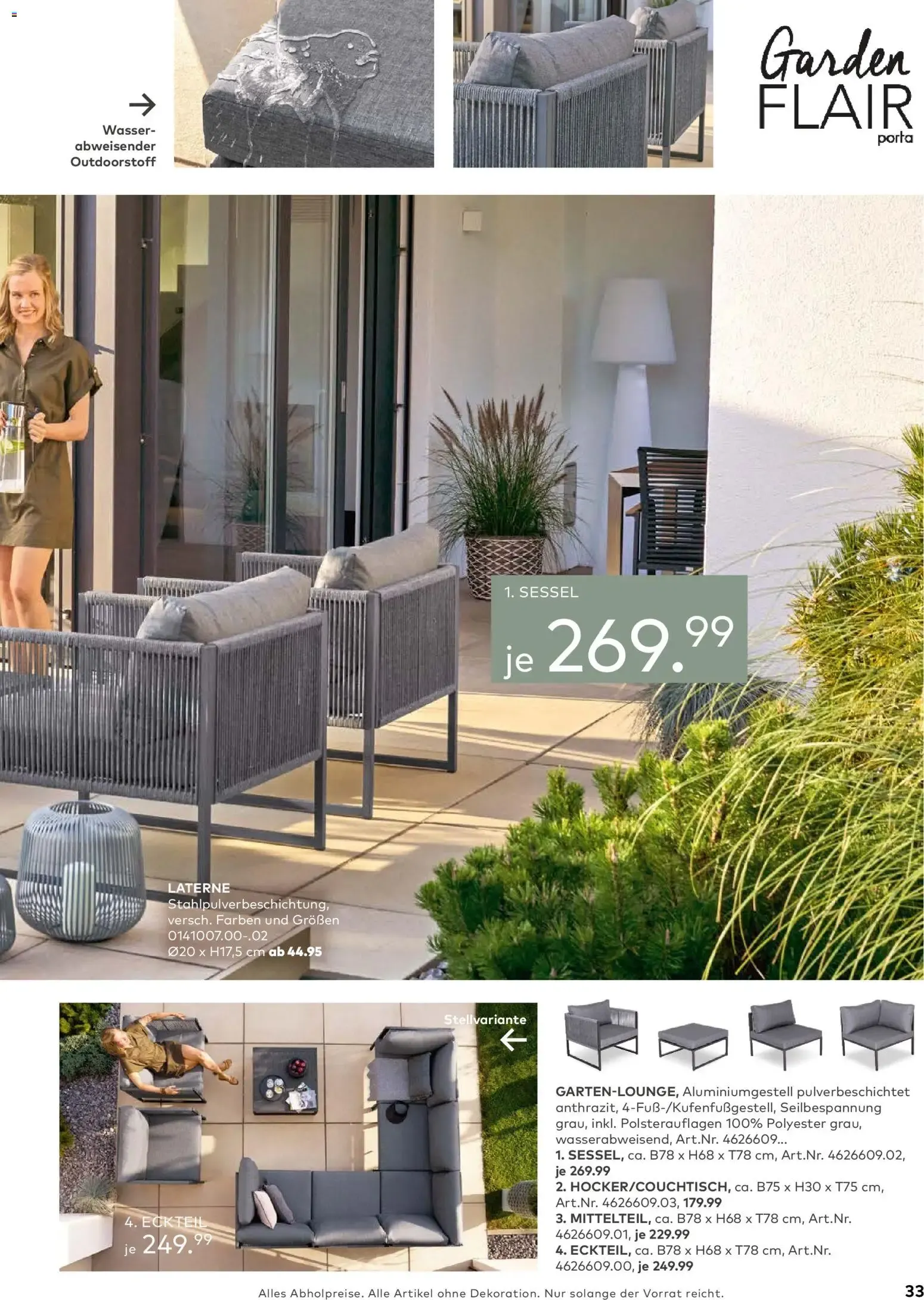 Porta! Gartenmöbel Katalog (ab 01.03.2026) zum Blättern von 1. März bis 31. August 2026 - Prospekt seite 32