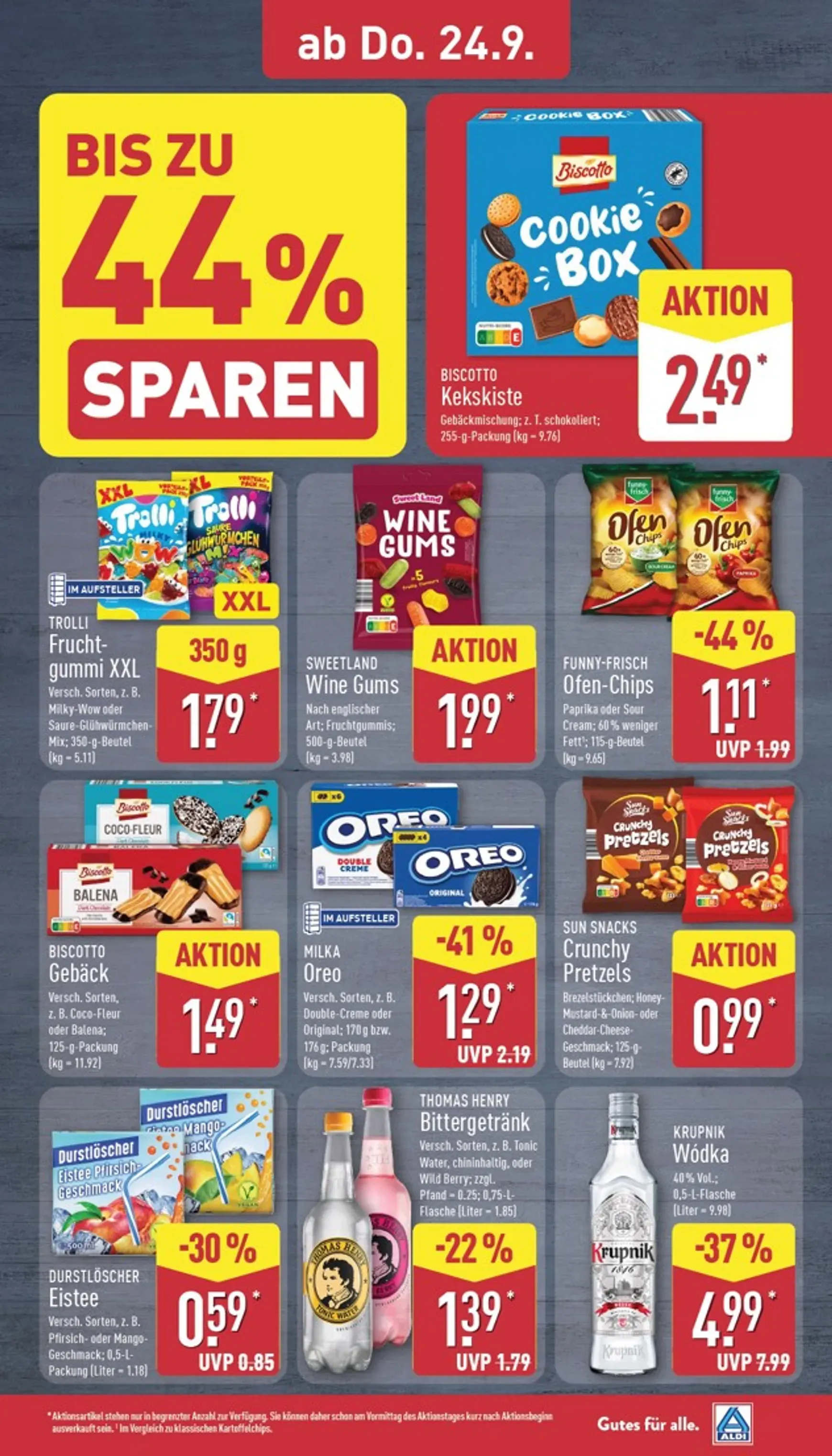 Gutes für alle. Zum ALDI Preis. von 21. September bis 26. September 2026 - Prospekt seite 31