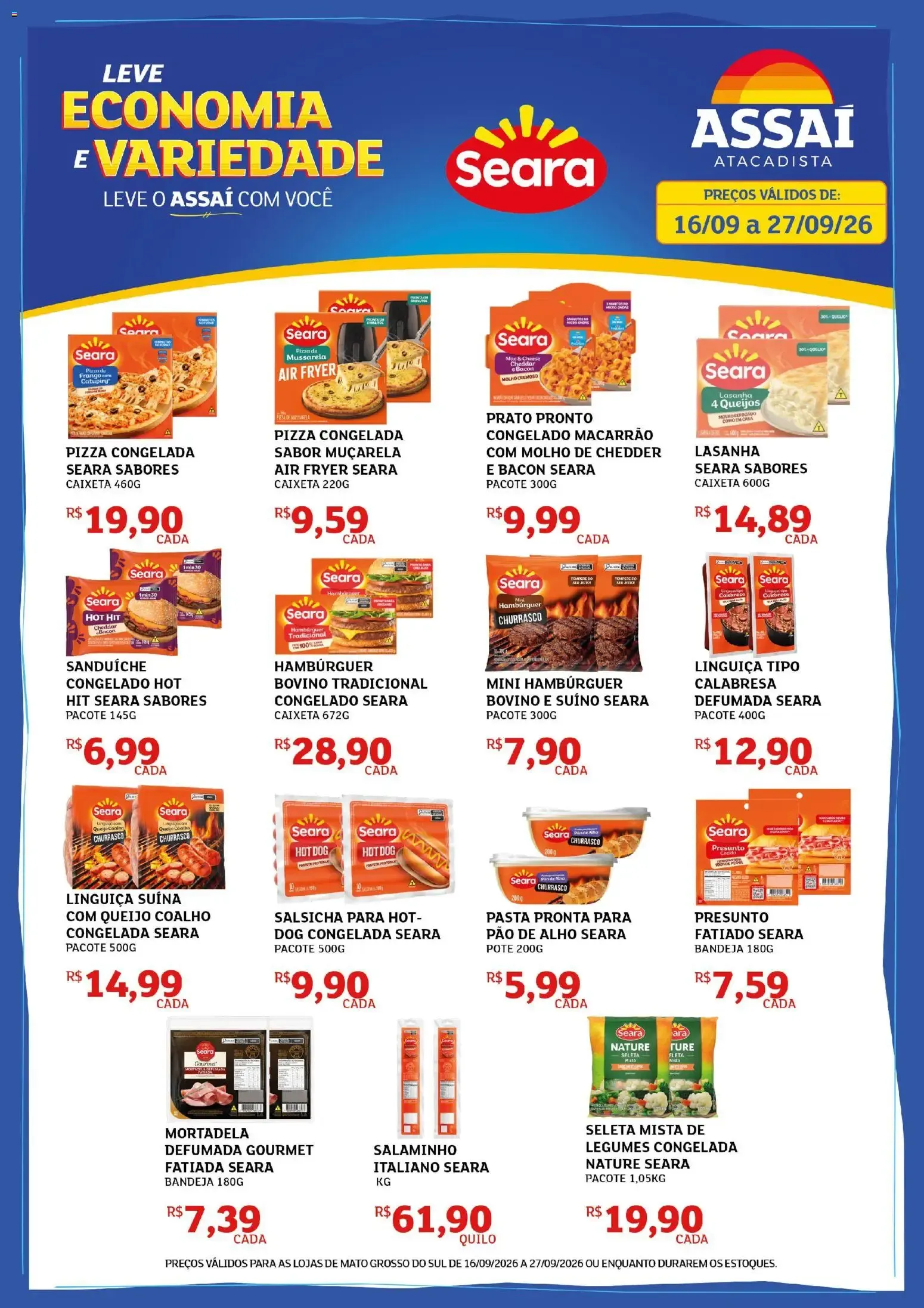 Encarte de Assaí Atacadista ofertas - MS de 16/09/2026 | Promoções Online 16 de setembro até 27 de setembro 2026 - Pagina 1
