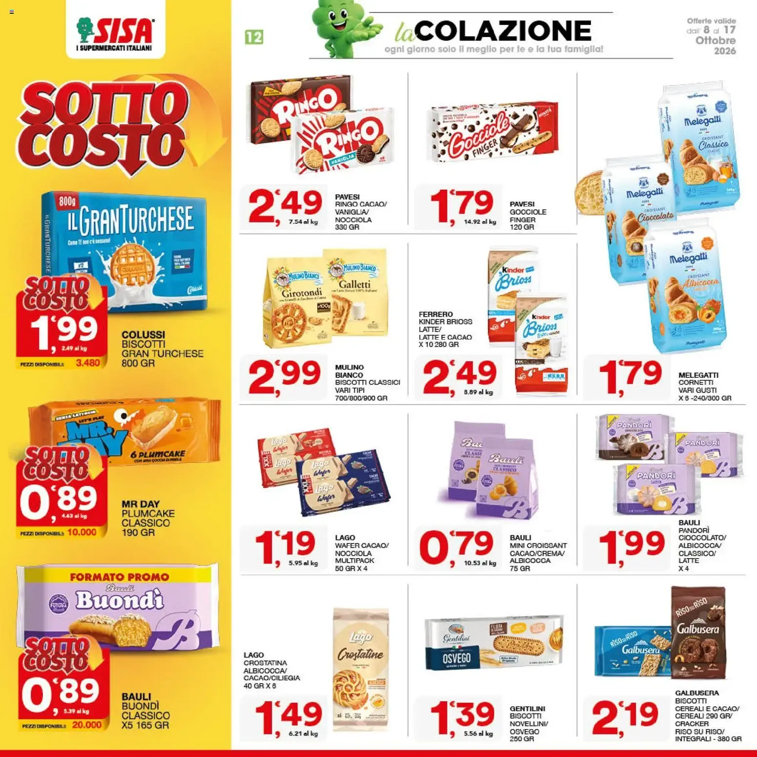 Nuovo SISA volantino dal 08/10/2026 > offerte anteprima 🛍️ da 8 ottobre a 17 ottobre di 2026 - Pagina del volantino 12